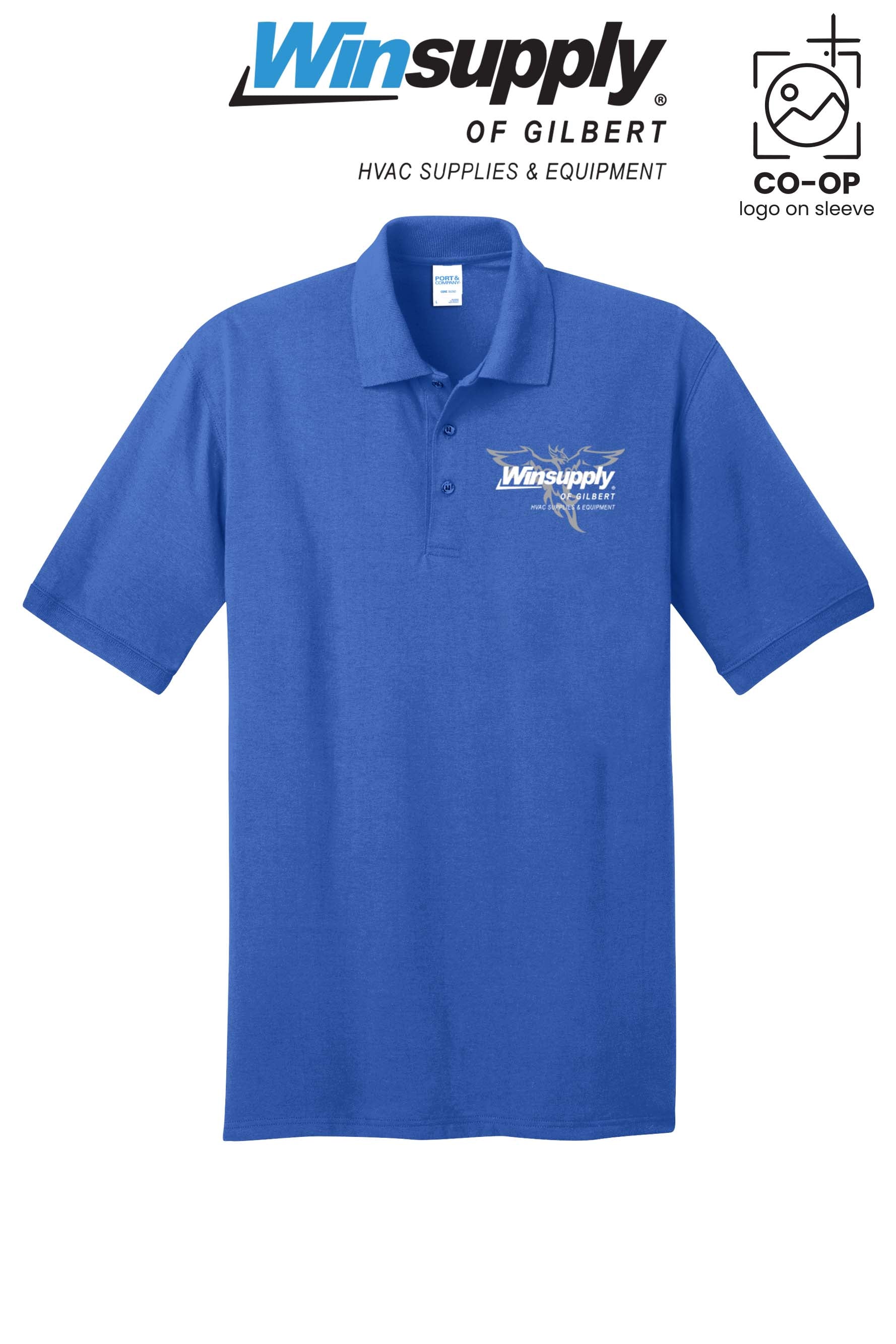 Port & Co™ Core Blend Jersey Knit Polo - Winsupply of Gilbert
