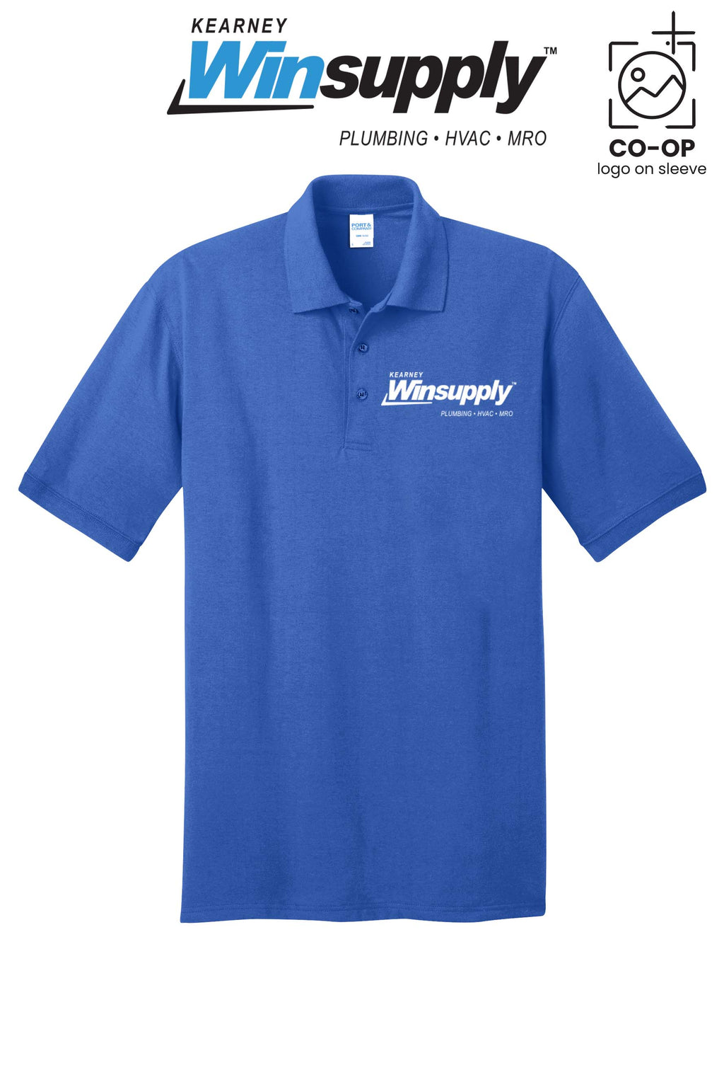 Port & Co™ Core Blend Jersey Knit Polo - Kearney Winsupply