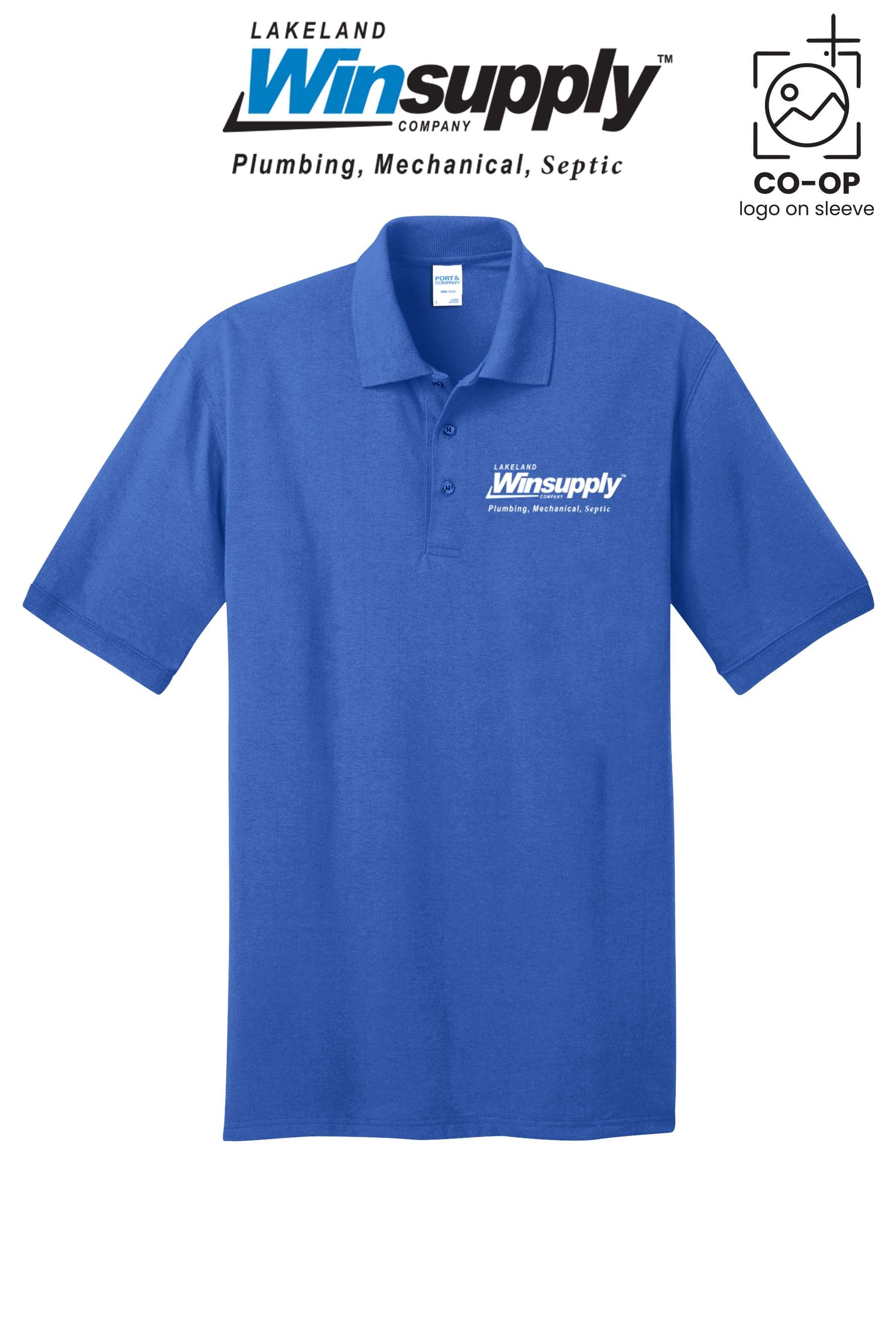 Port & Co™ Core Blend Jersey Knit Polo - Lakeland Winsupply