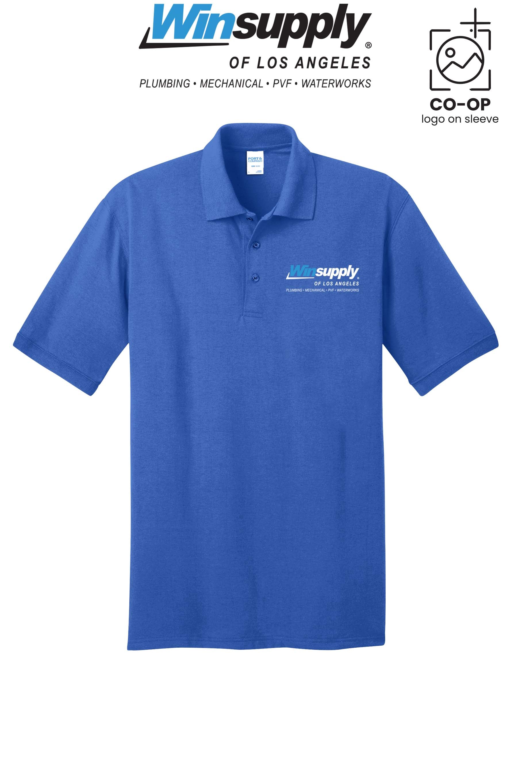 Port & Co™ Core Blend Jersey Knit Polo - Winsupply of Los Angeles