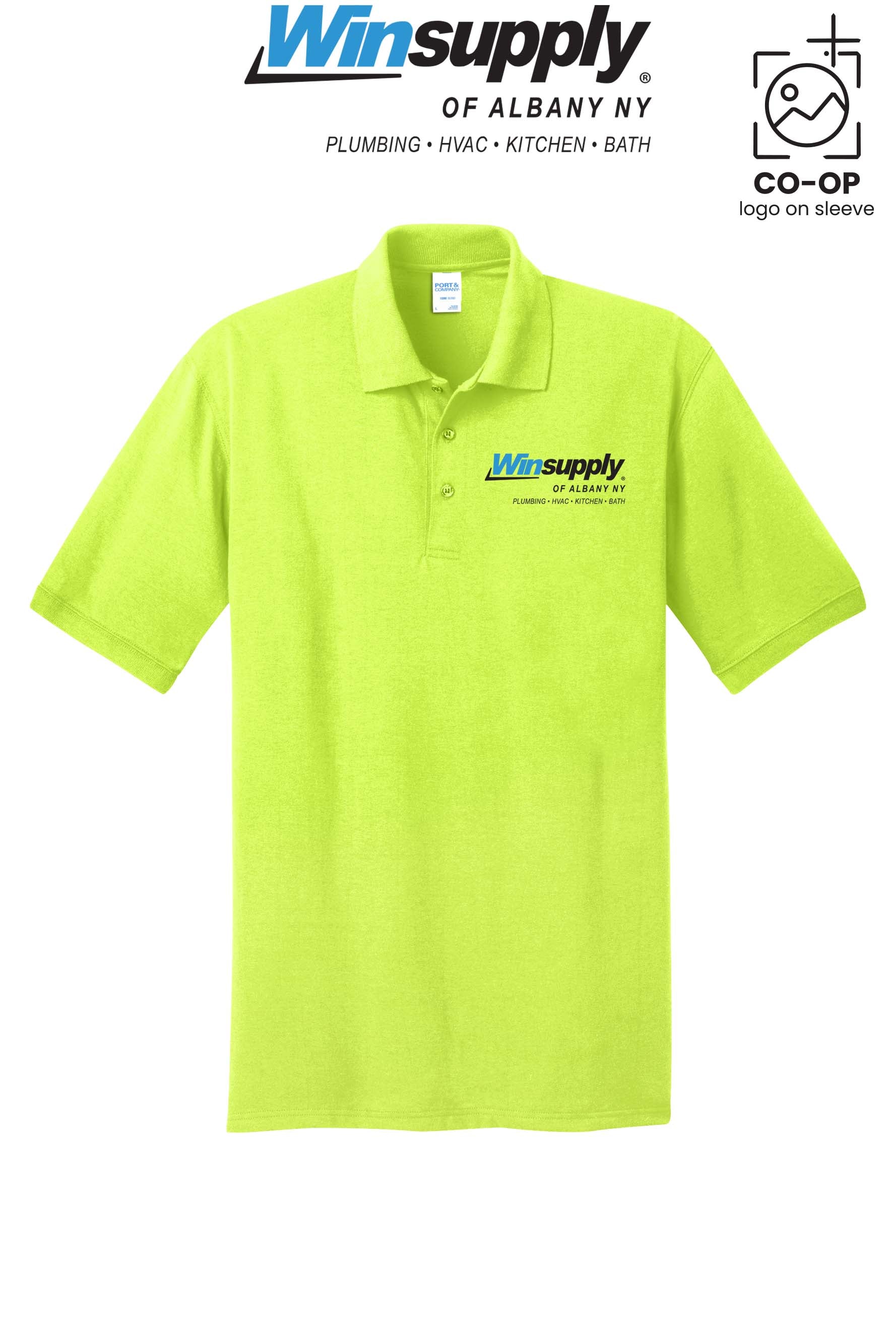 Port & Co™ Core Blend Jersey Knit Polo - Winsupply of Albany NY