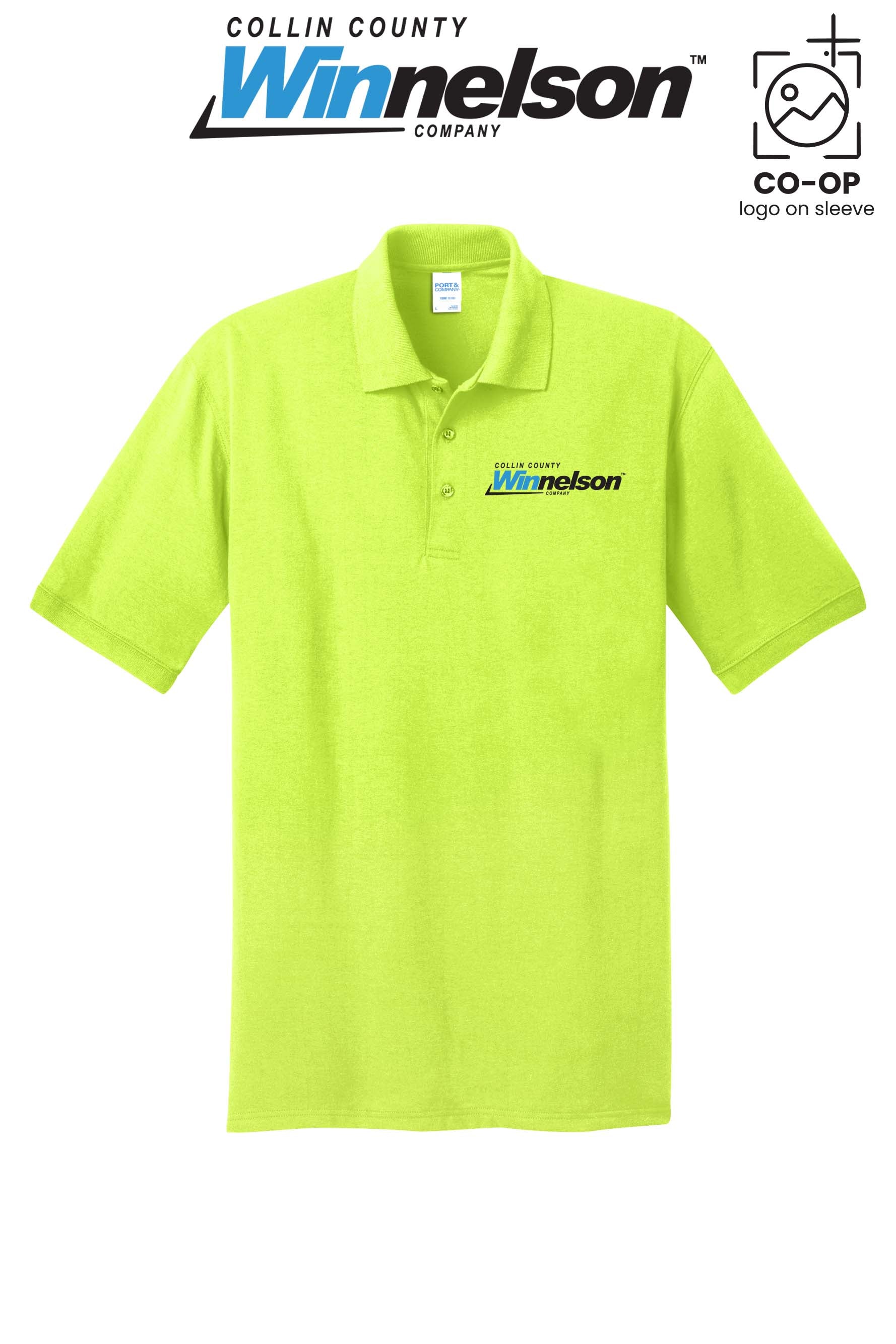 Port & Co™ Core Blend Jersey Knit Polo - Collin County Winnelson