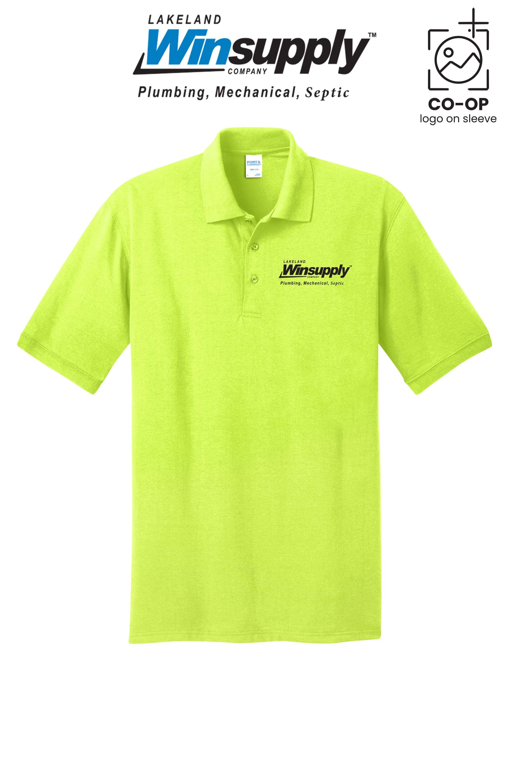 Port & Co™ Core Blend Jersey Knit Polo - Lakeland Winsupply