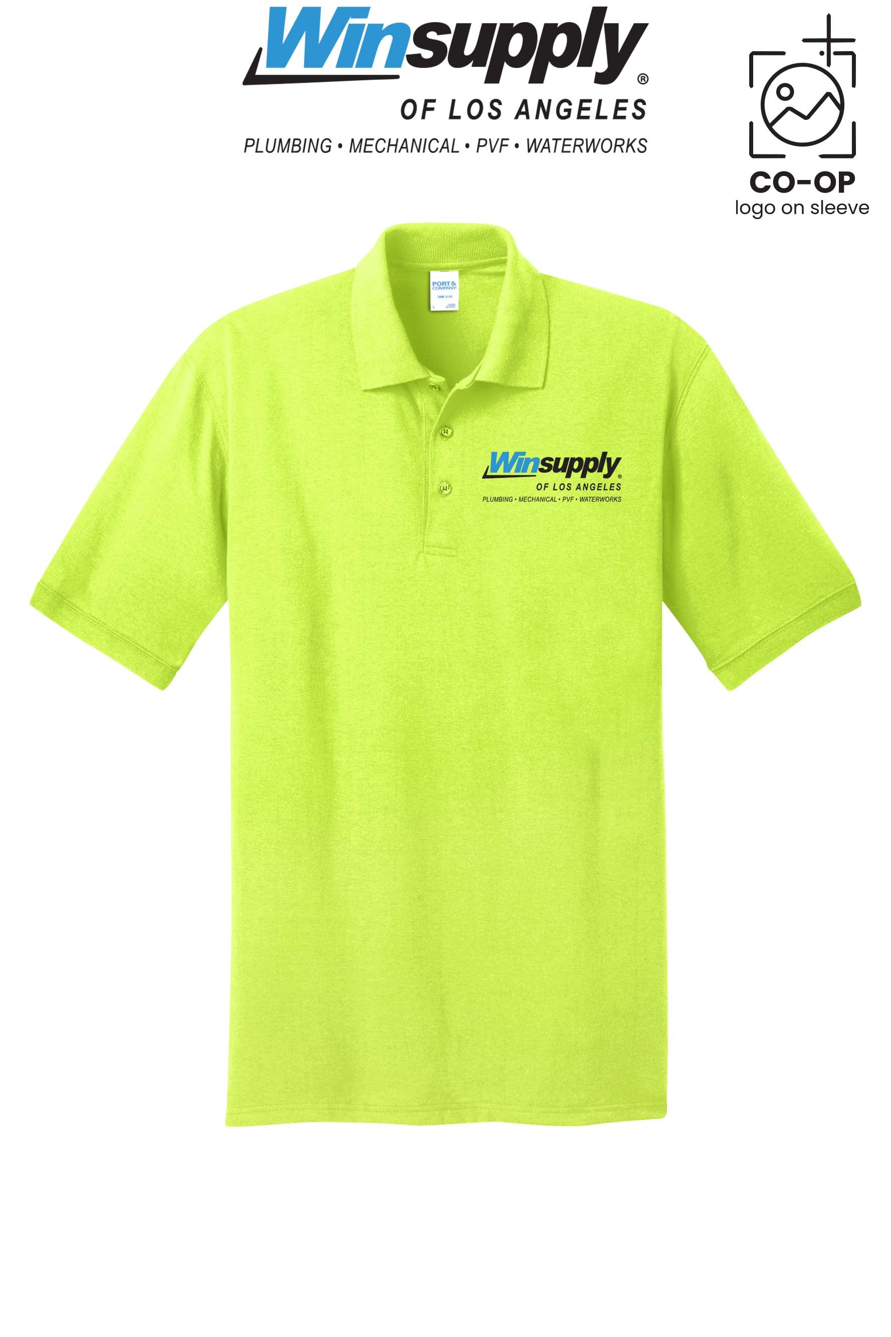 Port & Co™ Core Blend Jersey Knit Polo - Winsupply of Los Angeles
