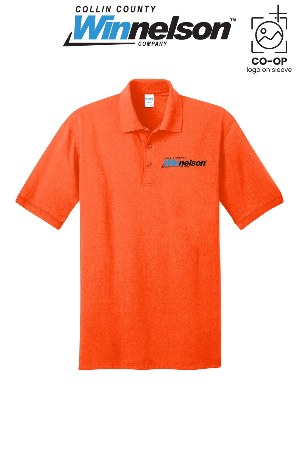 Port & Co™ Core Blend Jersey Knit Polo - Collin County Winnelson