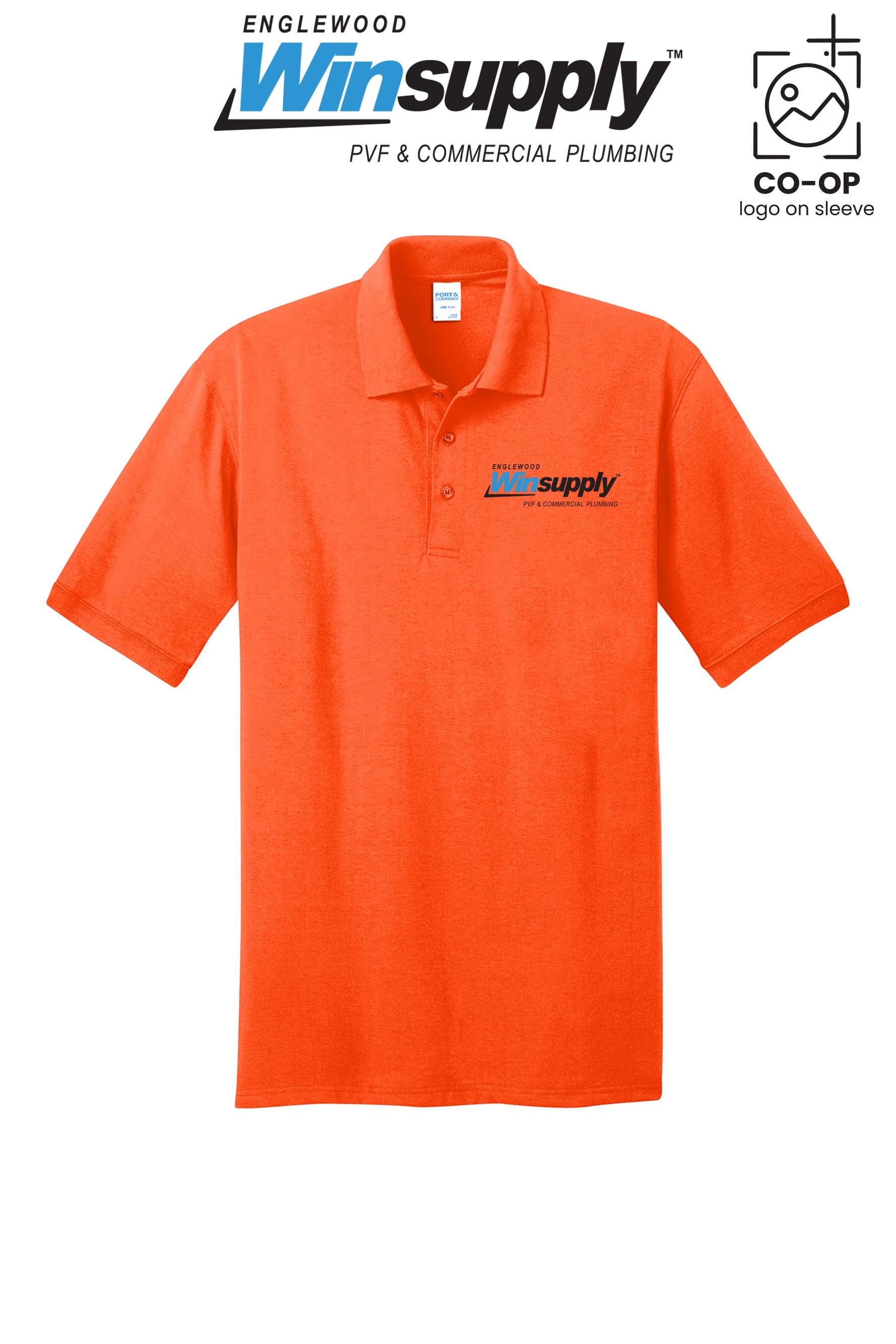 Port & Co™ Core Blend Jersey Knit Polo - Englewood Winsupply