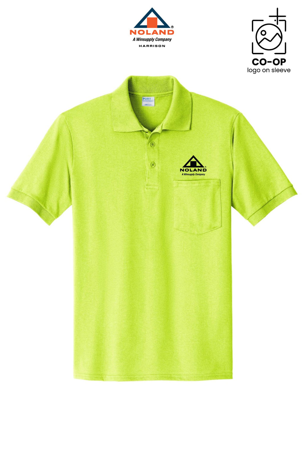 Port & Co® Core Blend Jersey Knit Pocket Polo - Harrison Noland