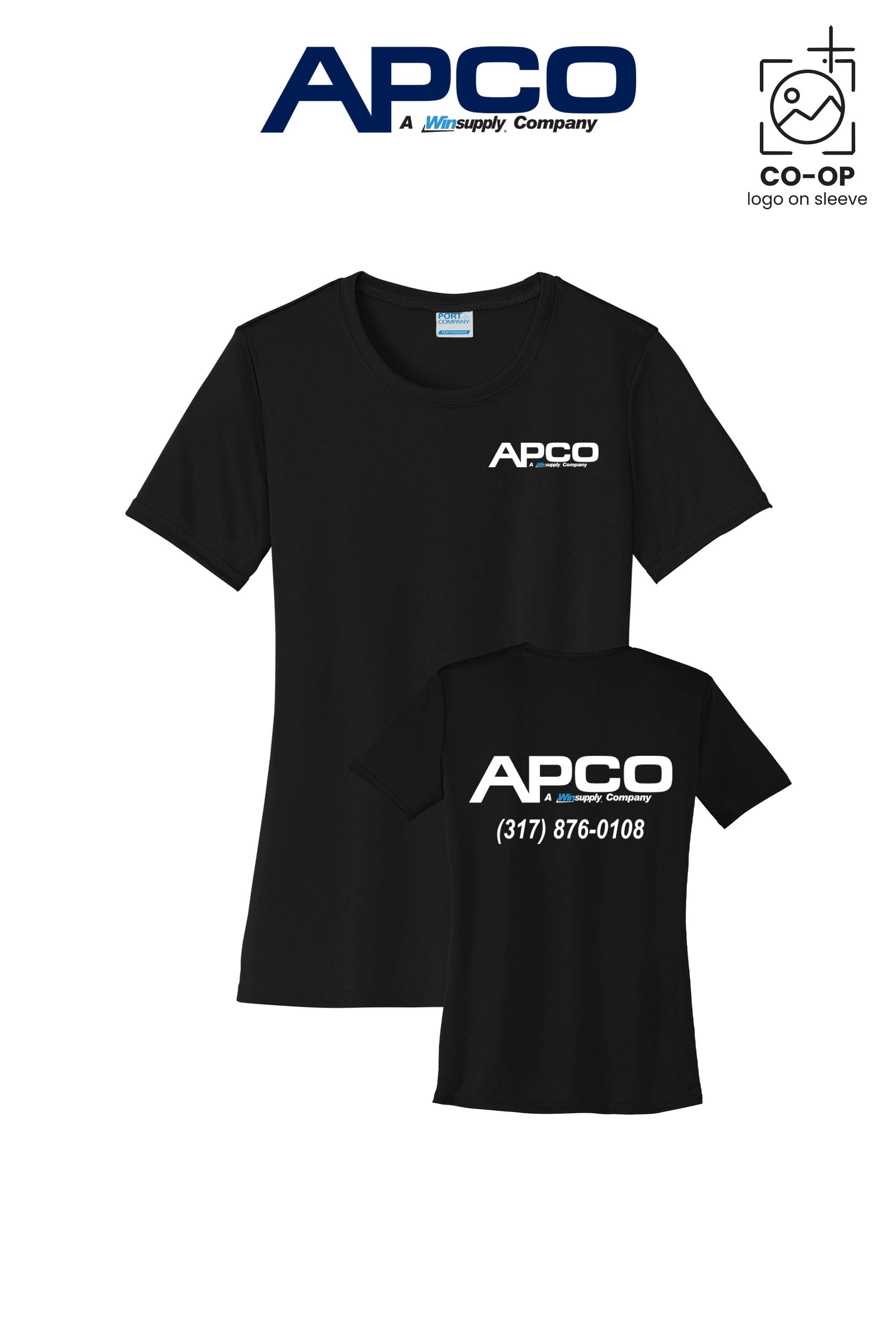 Port & Co™ Womens PerformanceUPF50 Tee - APCO Supply - Indianapolis