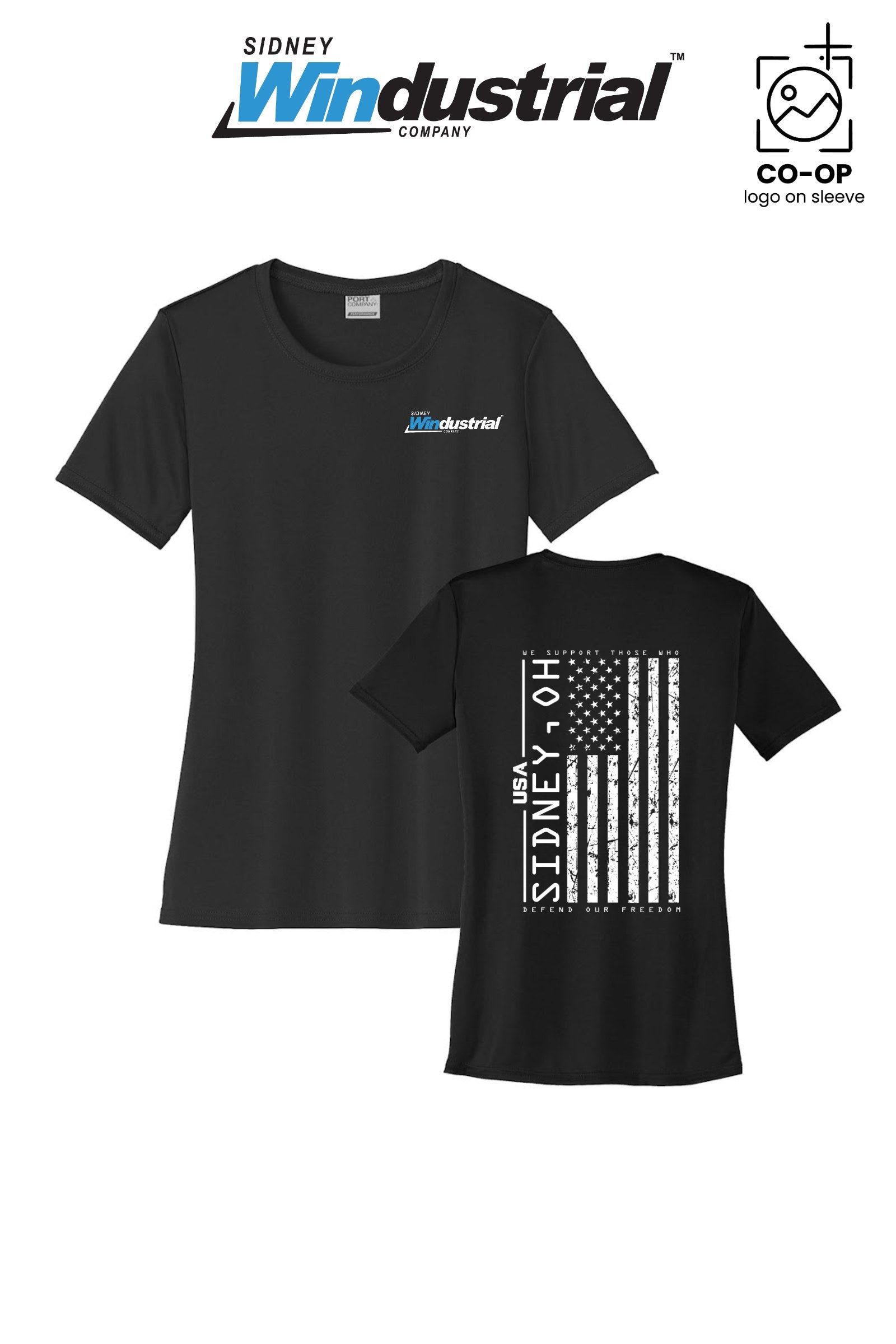 Port & Co™ Womens PerformanceUPF50 Tee - Sidney Windustrial