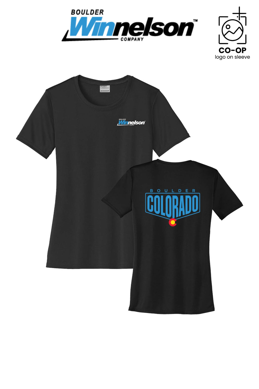 Port & Co™ Womens PerformanceUPF50 Tee - Boulder Winnelson