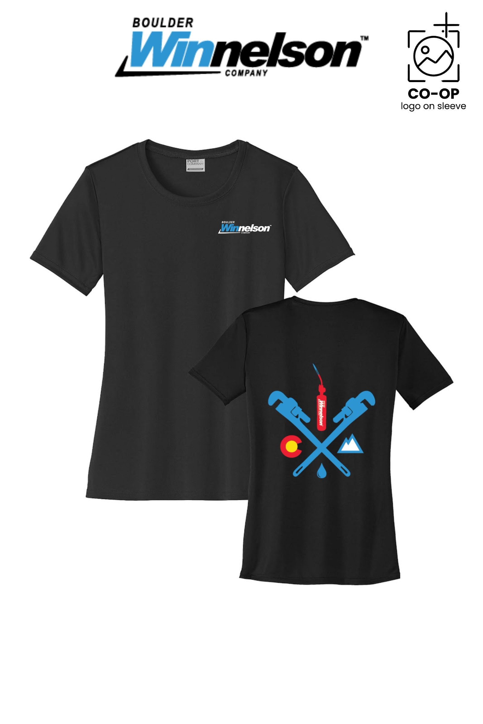 Port & Co™ Womens PerformanceUPF50 Tee - Boulder Winnelson