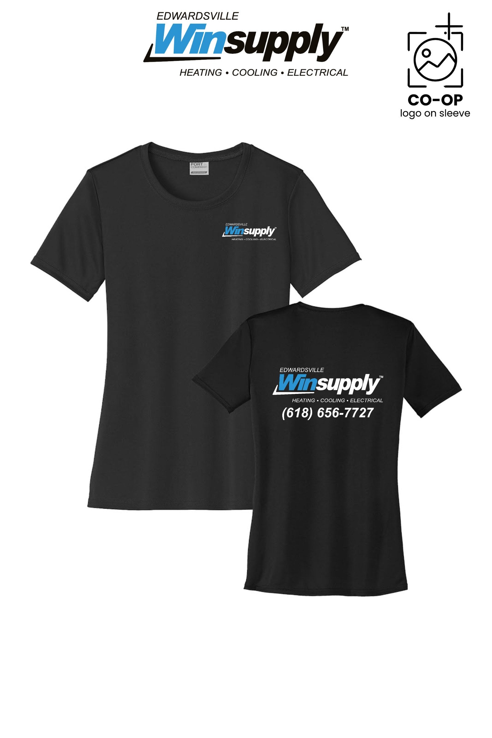 Port & Co™ Womens PerformanceUPF50 Tee - Edwardsville Winsupply