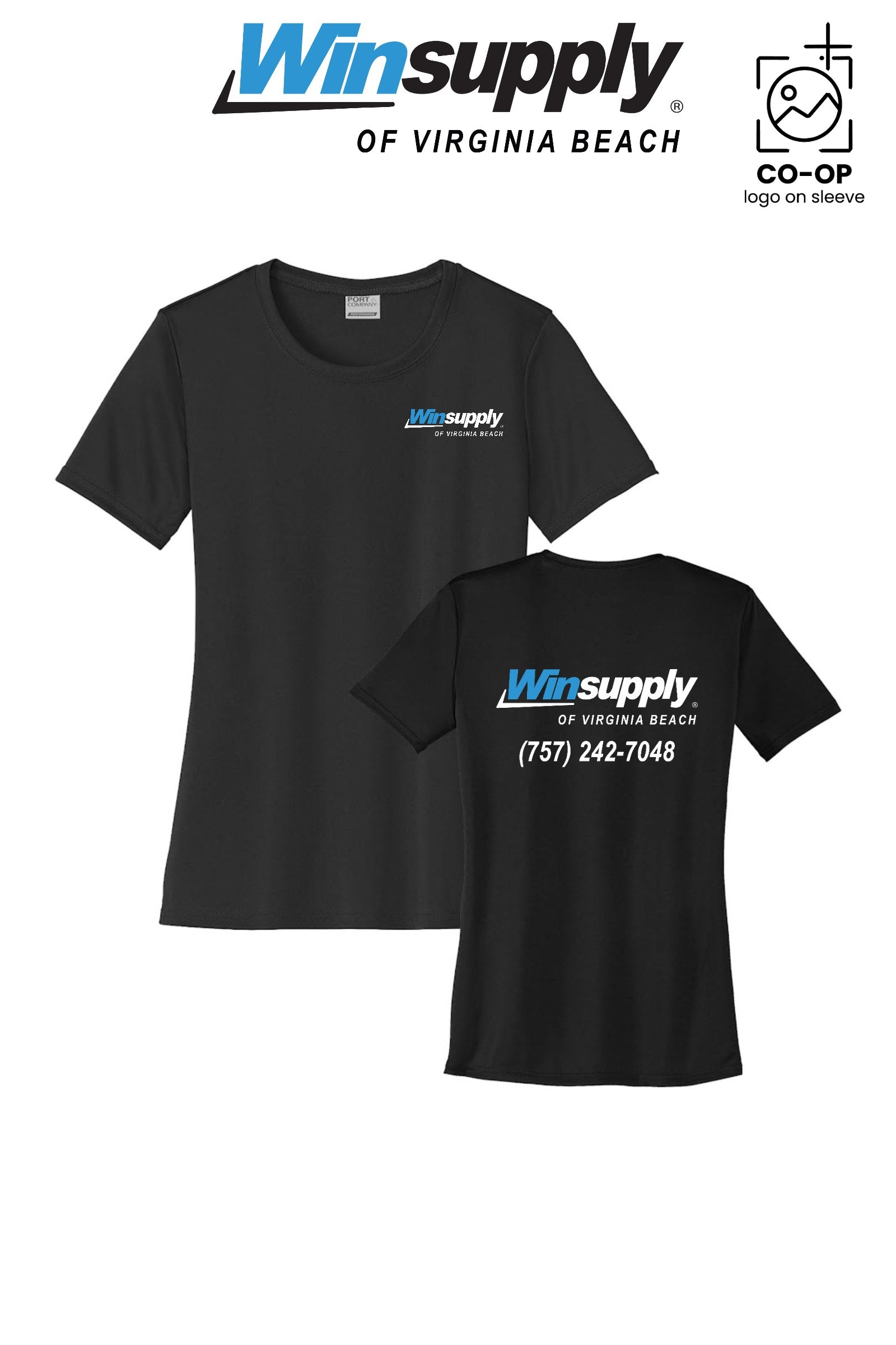 Port & Co™ Womens PerformanceUPF50 Tee - Winsupply Virginia Beach VA