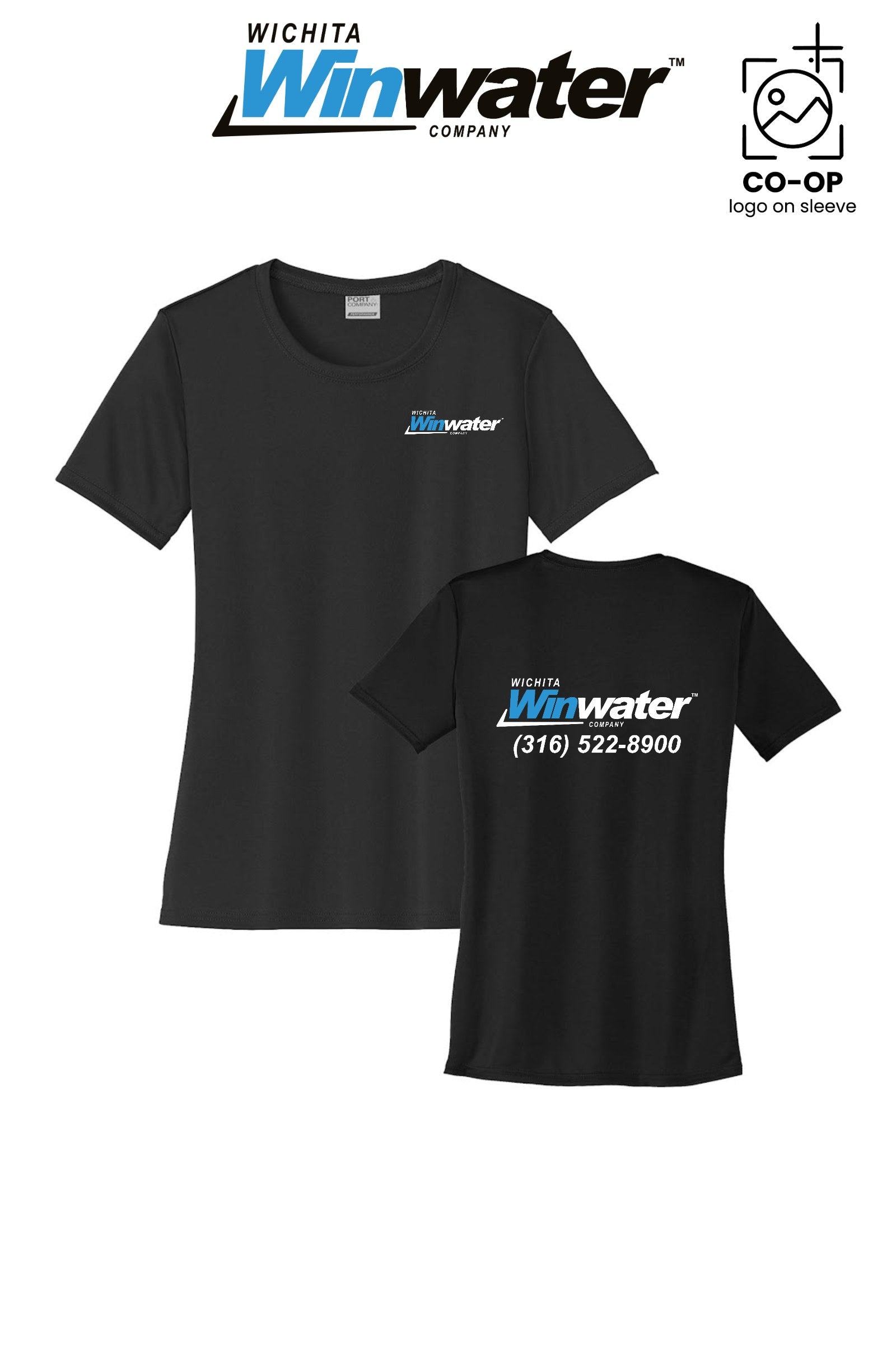 Port & Co™ Womens PerformanceUPF50 Tee - Wichita Winwater