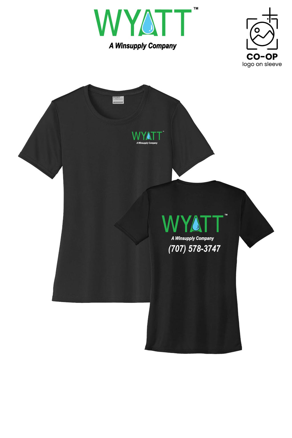 Port & Co™ Womens PerformanceUPF50 Tee - Wyatt Irrigation of Santa Rosa