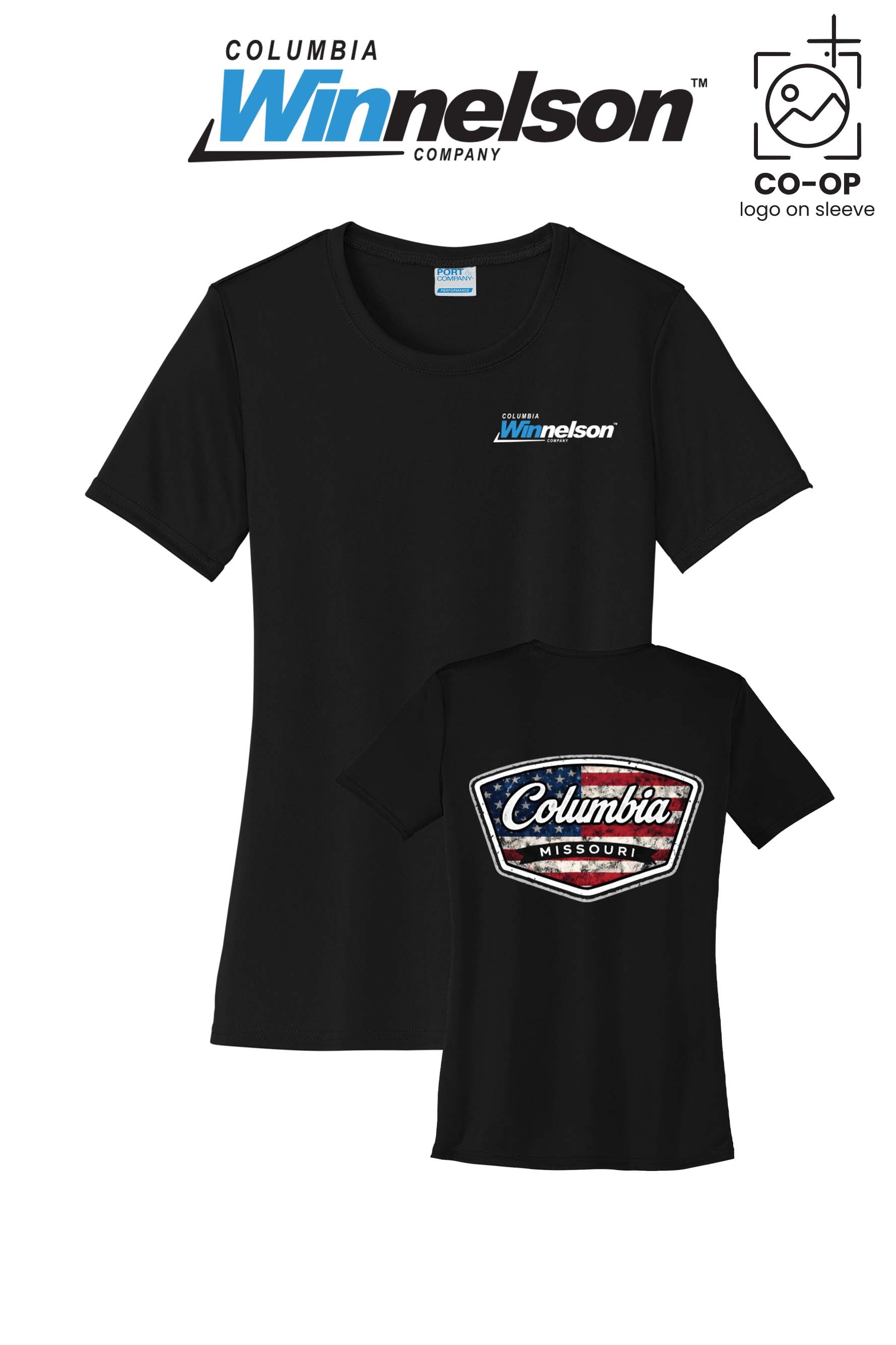 Port & Co™ Womens PerformanceUPF50 Tee - Columbia MO Winnelson