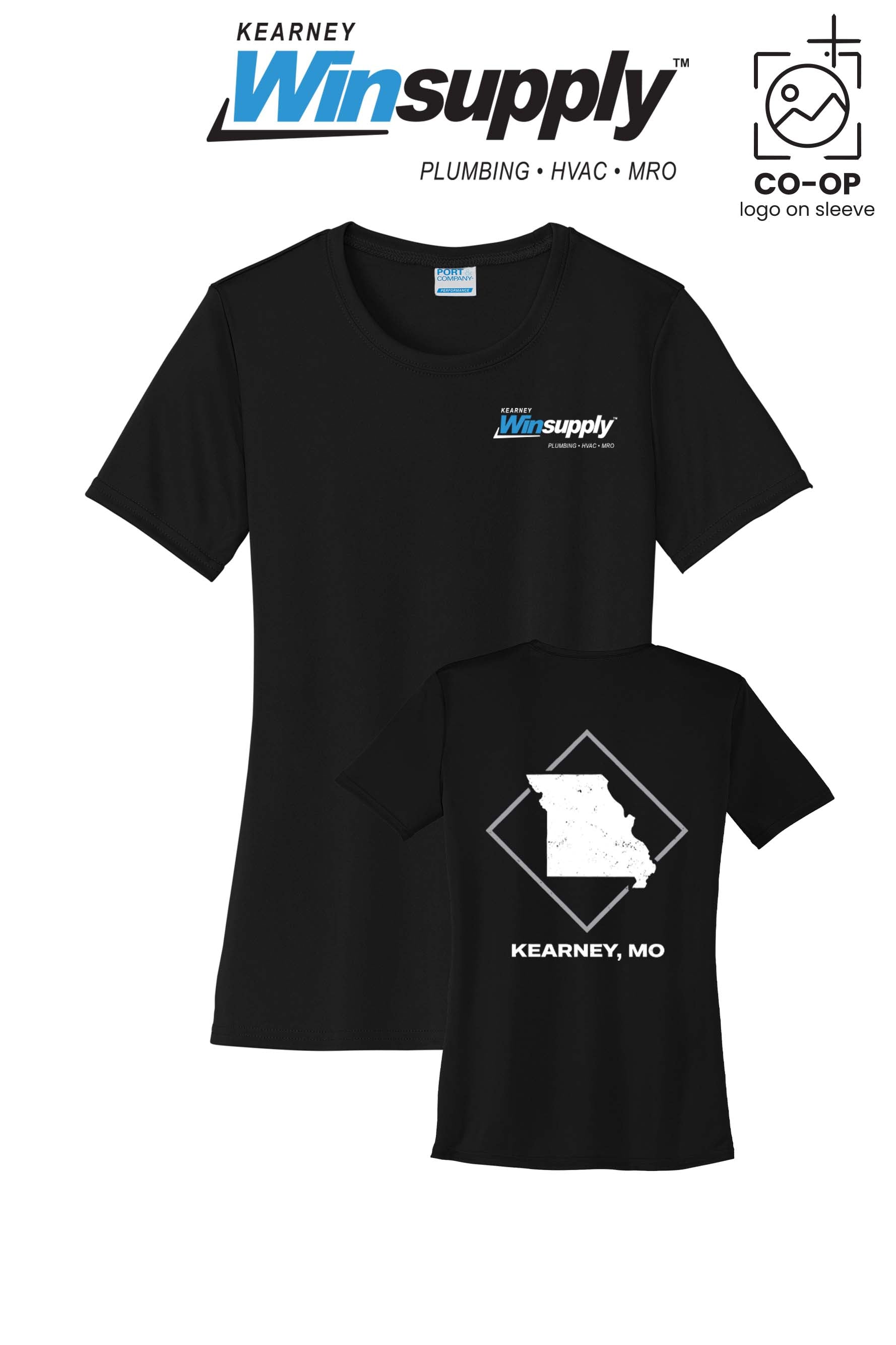 Port & Co™ Womens PerformanceUPF50 Tee - Kearney Winsupply