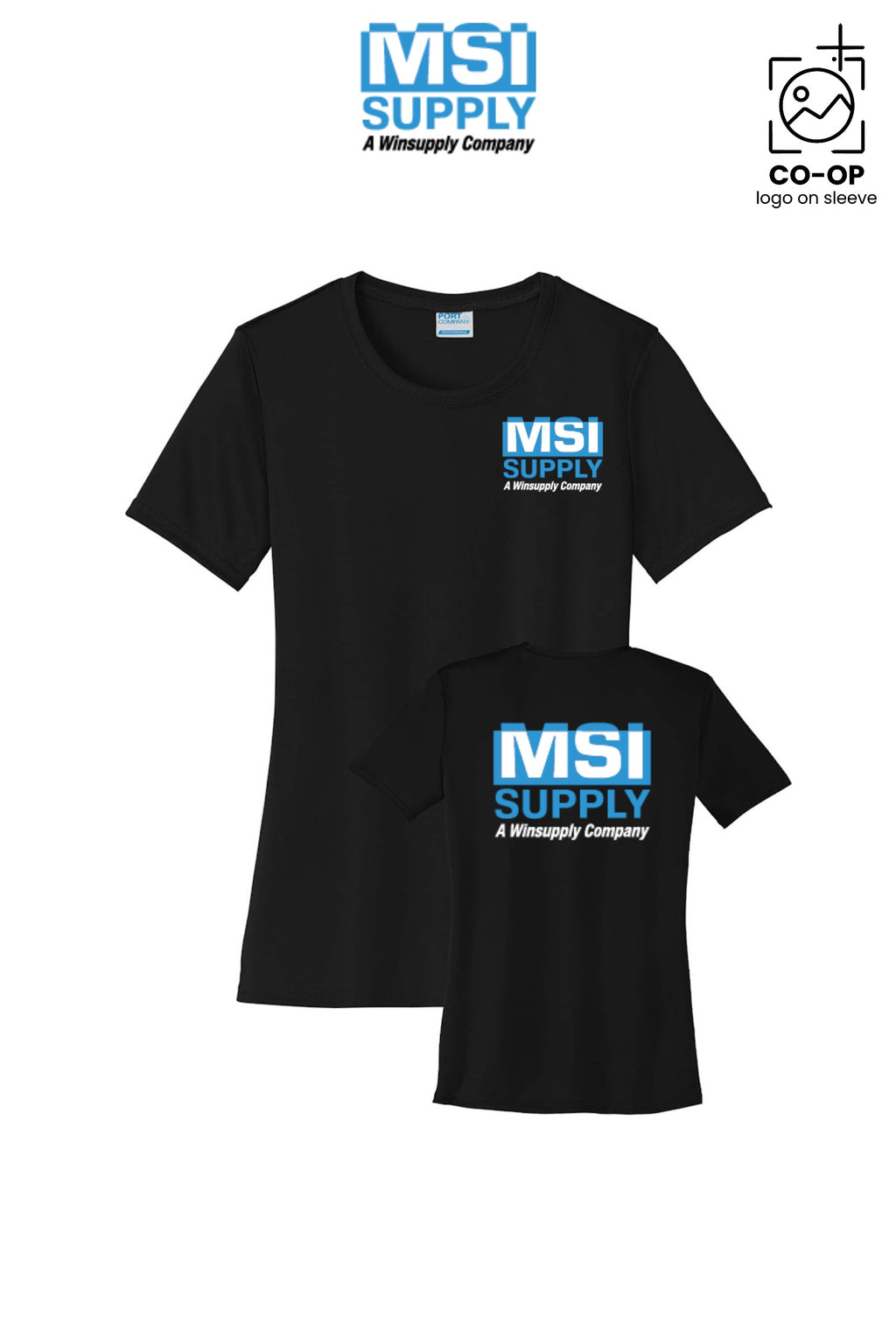 Port & Co™ Womens PerformanceUPF50 Tee - MSI Supply Houston