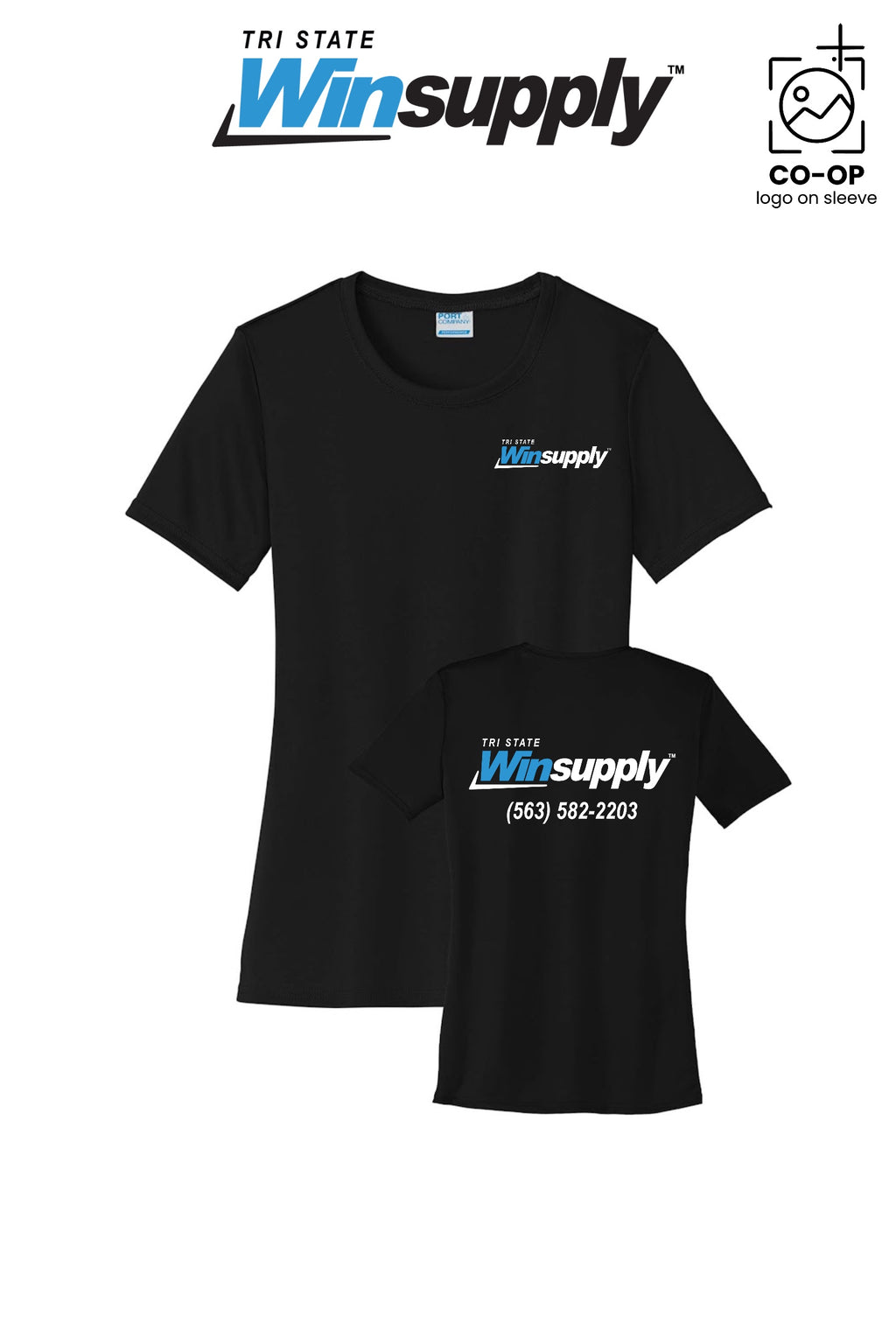 Port & Co™ Womens PerformanceUPF50 Tee - Tri-State Winsupply