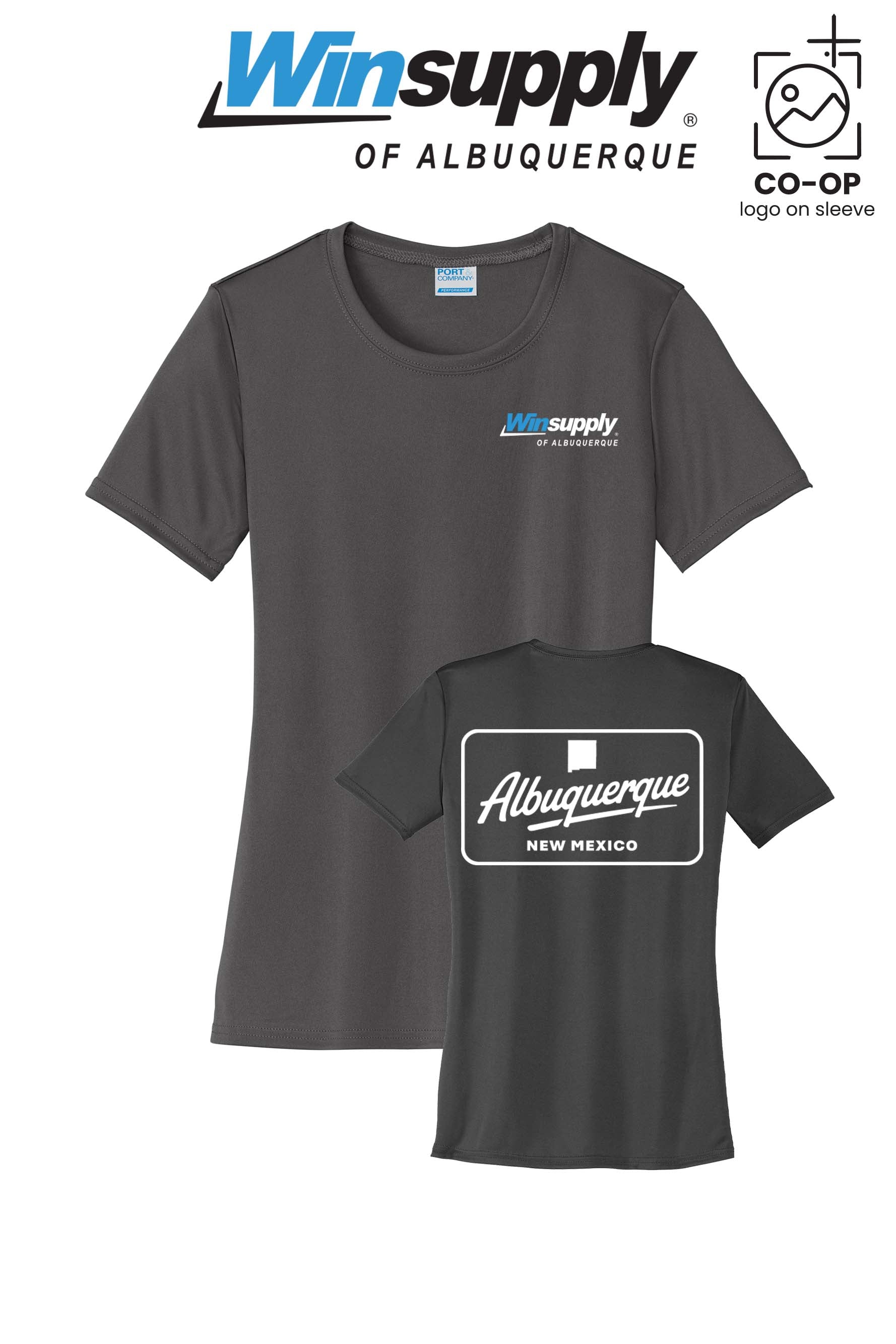 Port & Co™ Womens PerformanceUPF50 Tee - Winsupply of Albuquerque