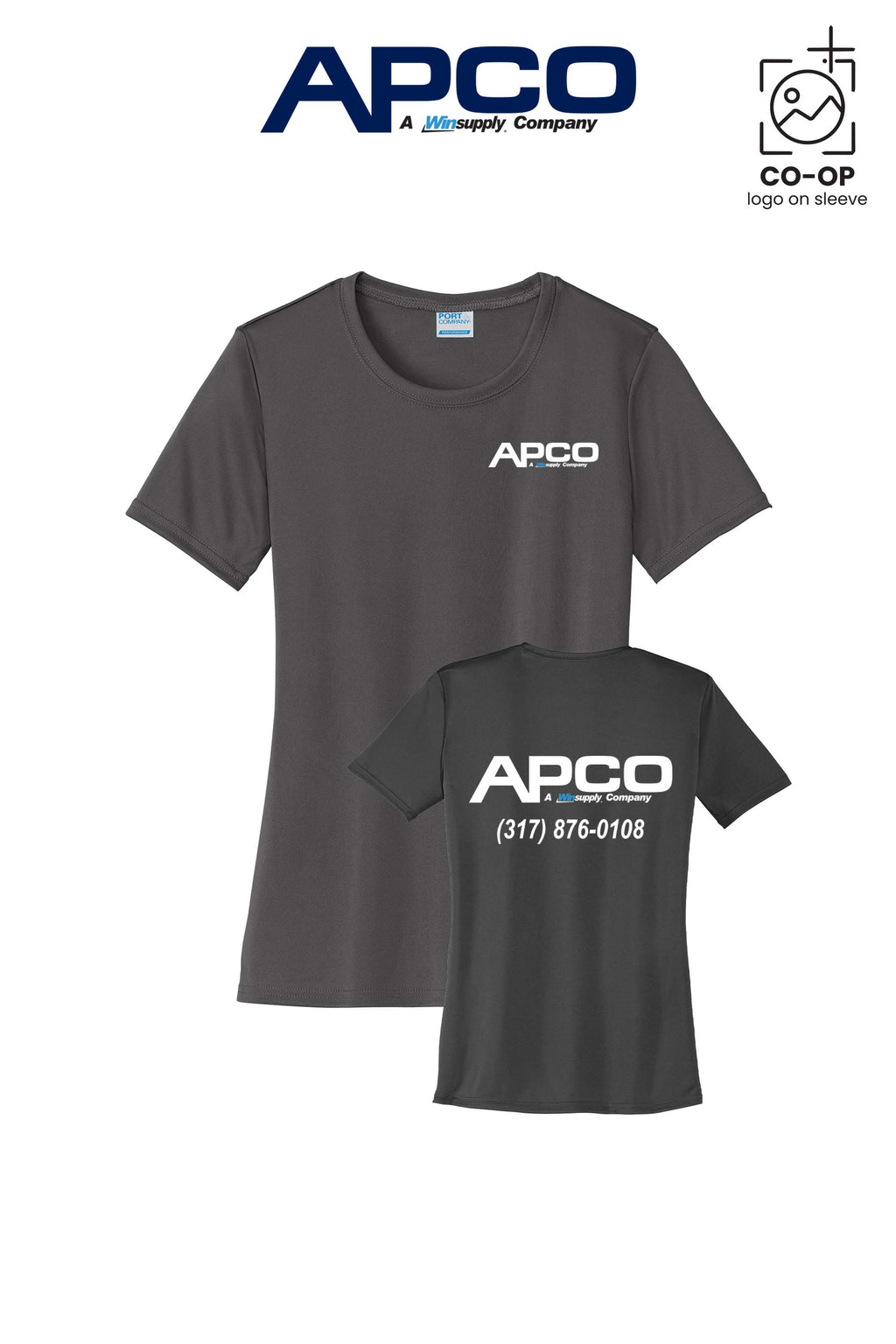 Port & Co™ Womens PerformanceUPF50 Tee - APCO Supply - Indianapolis