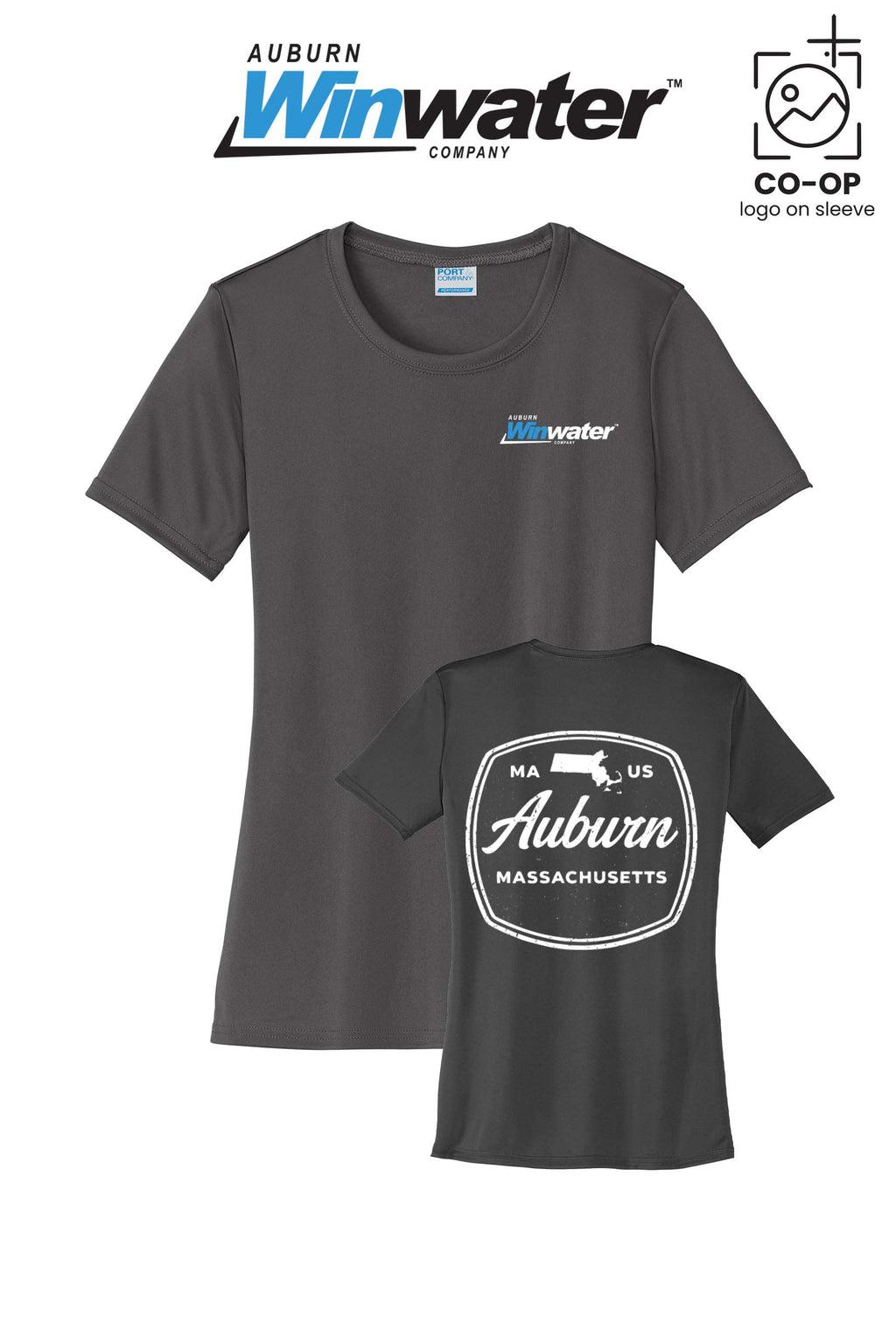 Port & Co™ Womens PerformanceUPF50 Tee - Auburn Winwater