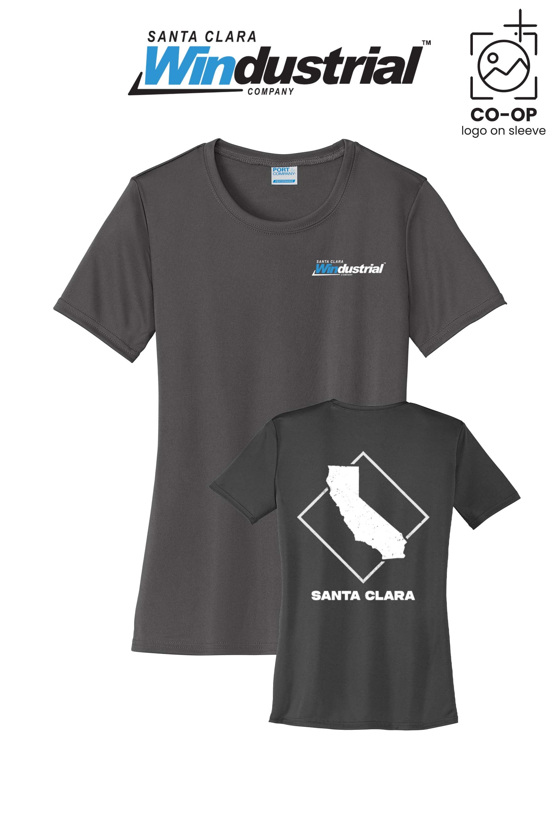 Port & Co™ Womens PerformanceUPF50 Tee - Santa Clara Windustrial
