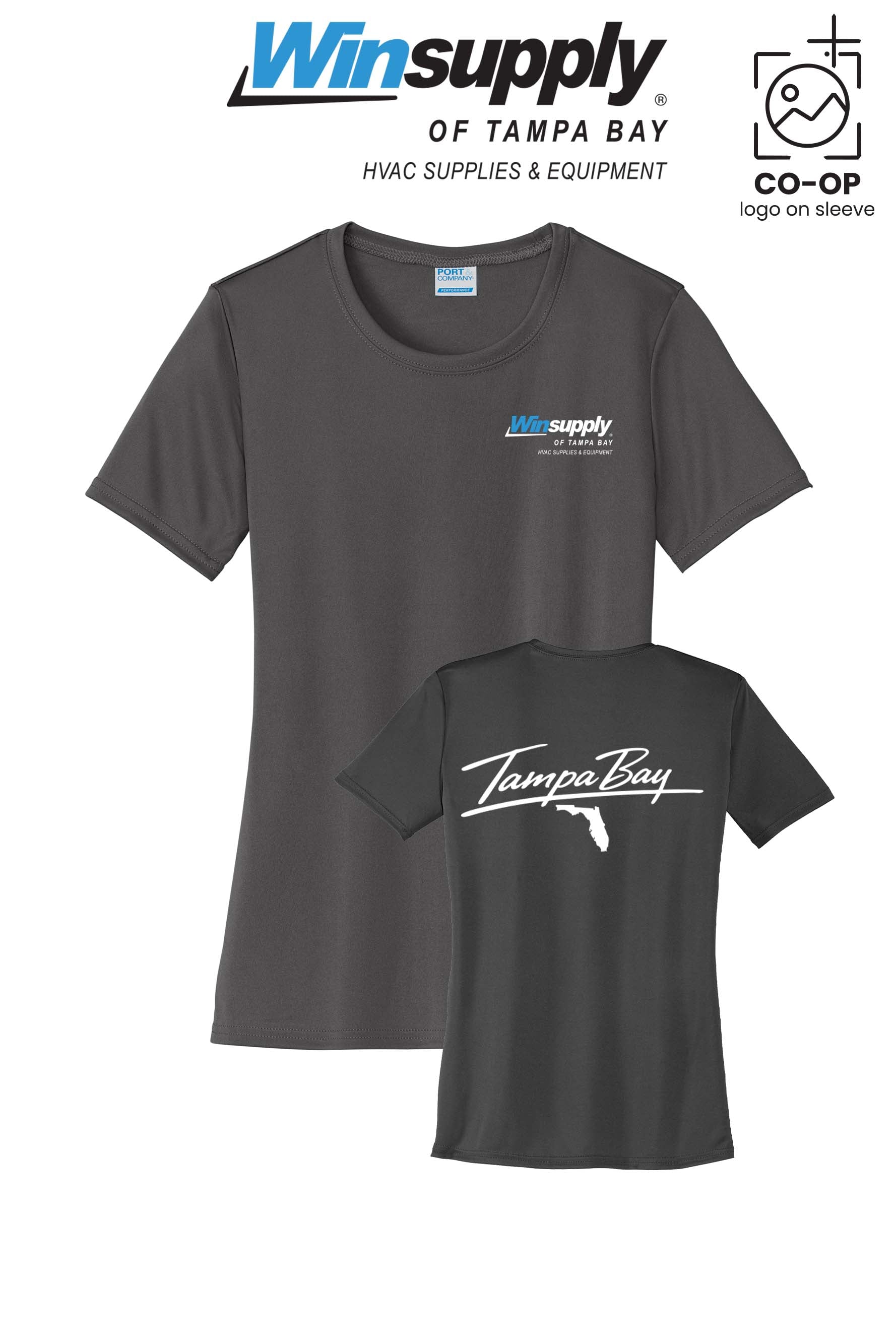 Port & Co™ Womens PerformanceUPF50 Tee - Winsupply of Tampa Bay