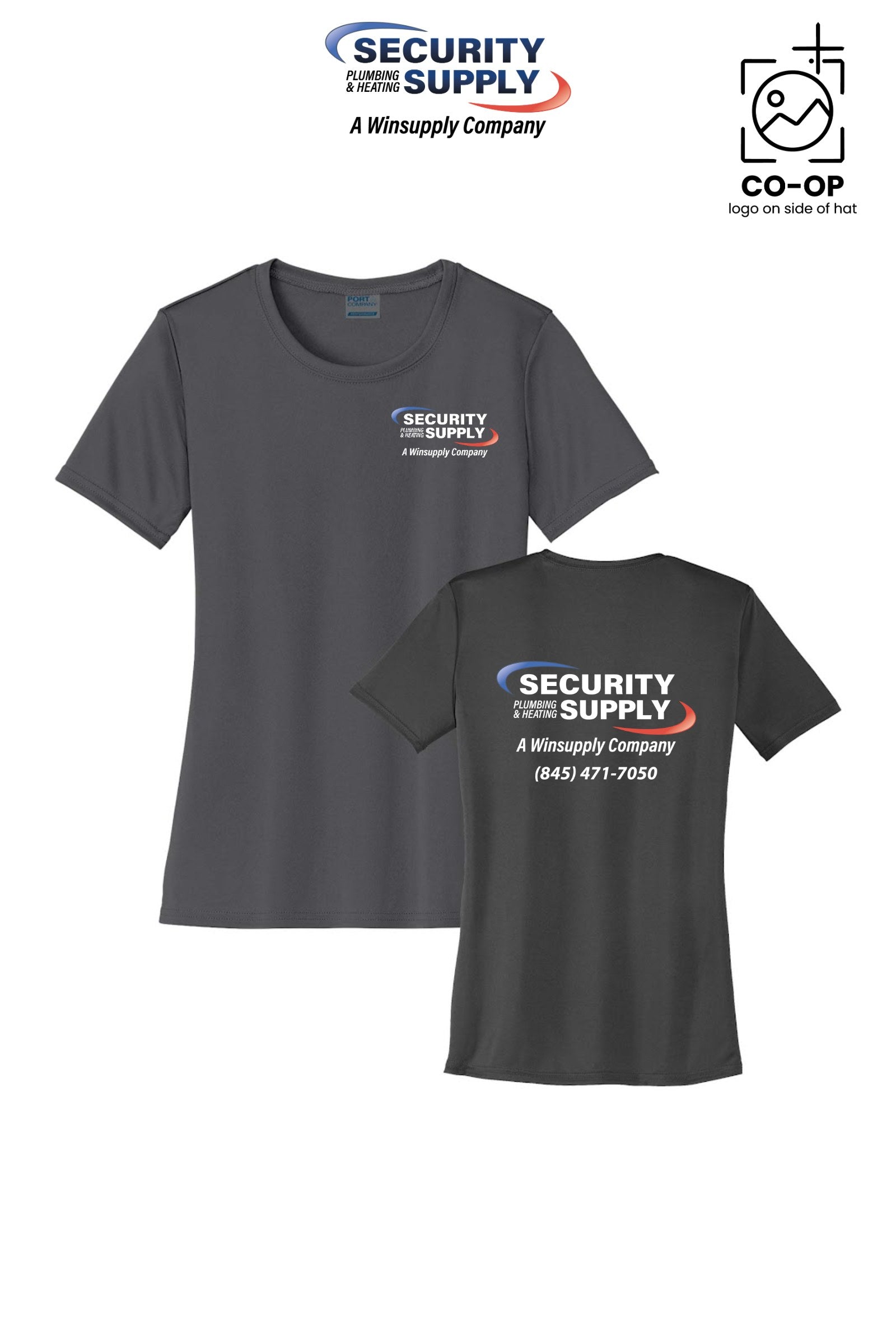 Port & Co™ Womens PerformanceUPF50 Tee - Security Plumbing & Heating Supply - Poughkeepsie, NY