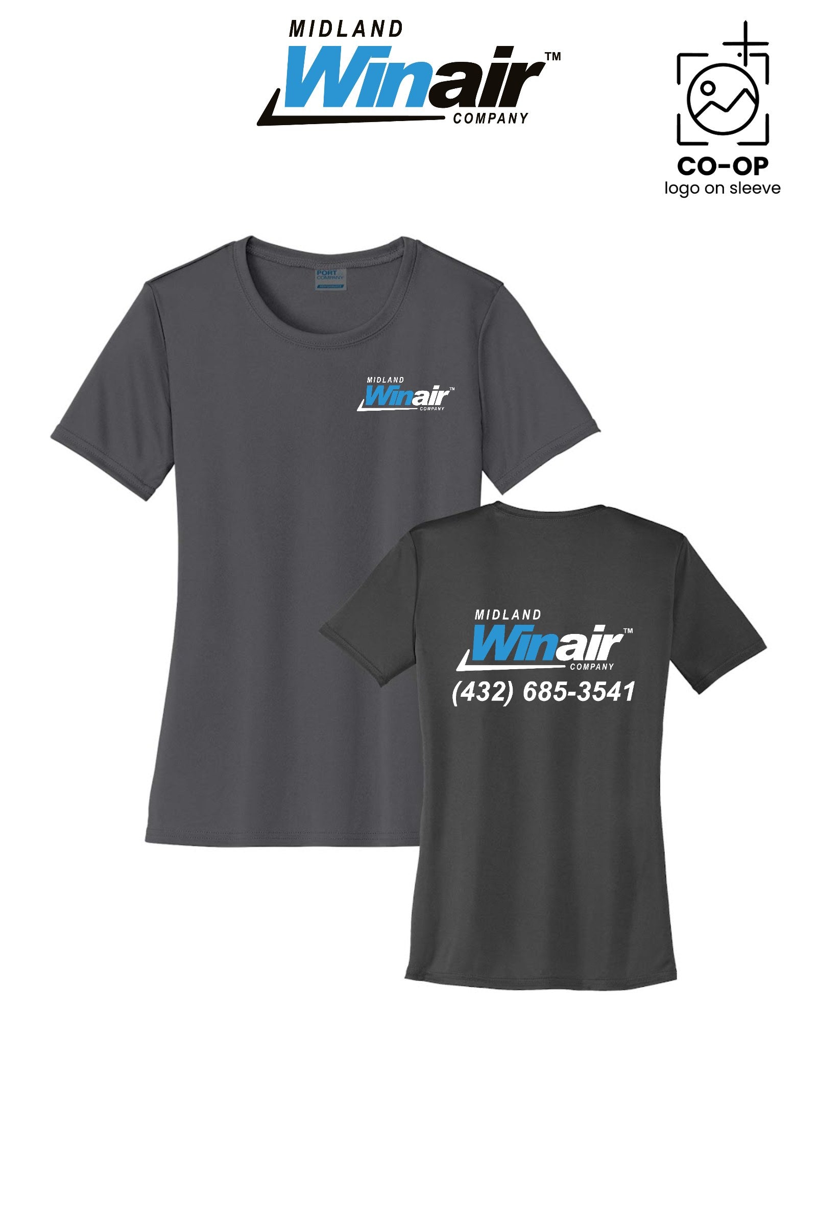 Port & Co™ Womens PerformanceUPF50 Tee - Midland Winair
