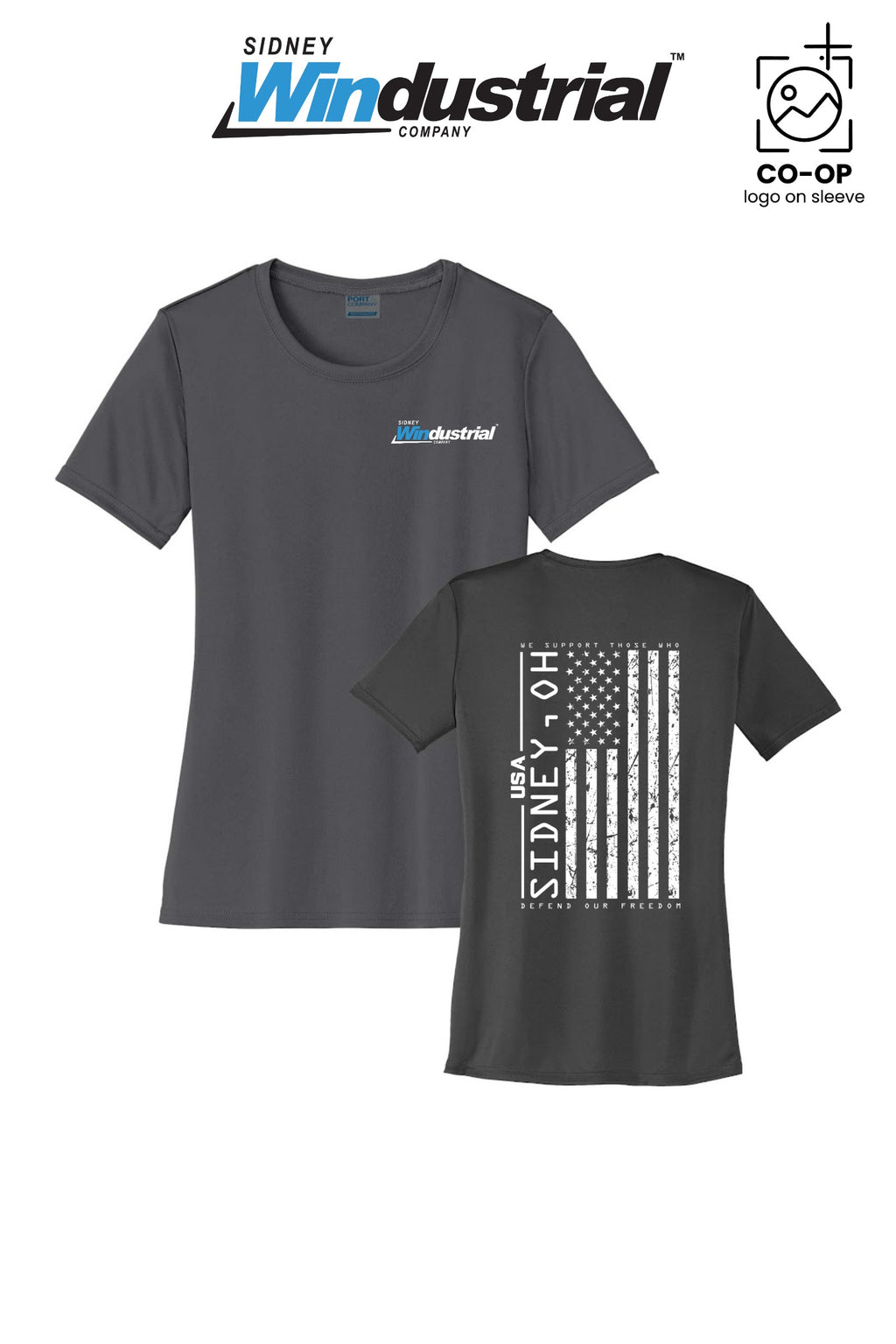 Port & Co™ Womens PerformanceUPF50 Tee - Sidney Windustrial
