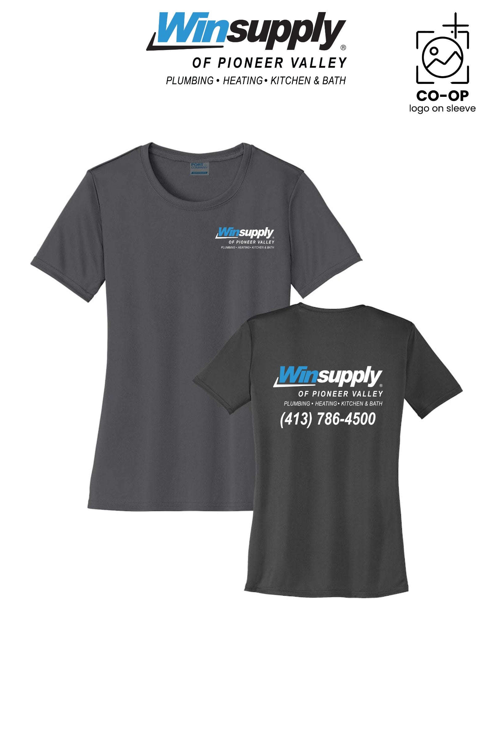 Port & Co™ Womens PerformanceUPF50 Tee - Winsupply of Pioneer Valley