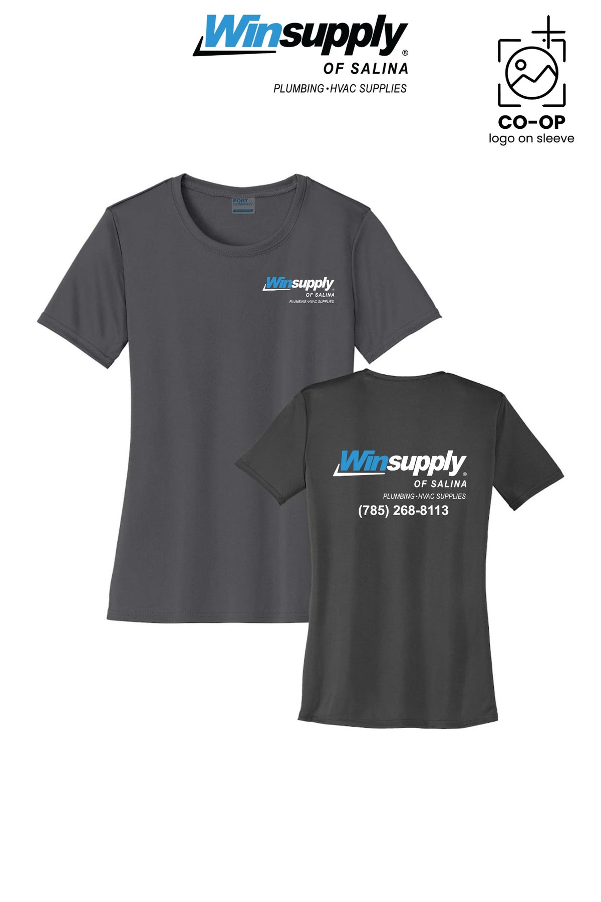 Port & Co™ Womens PerformanceUPF50 Tee - Winsupply of Salina