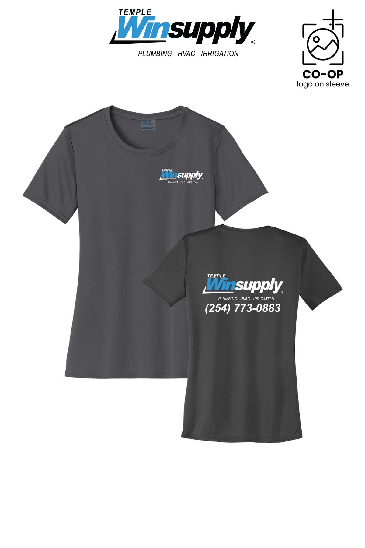 Port & Co™ Womens PerformanceUPF50 Tee - Temple Winsupply