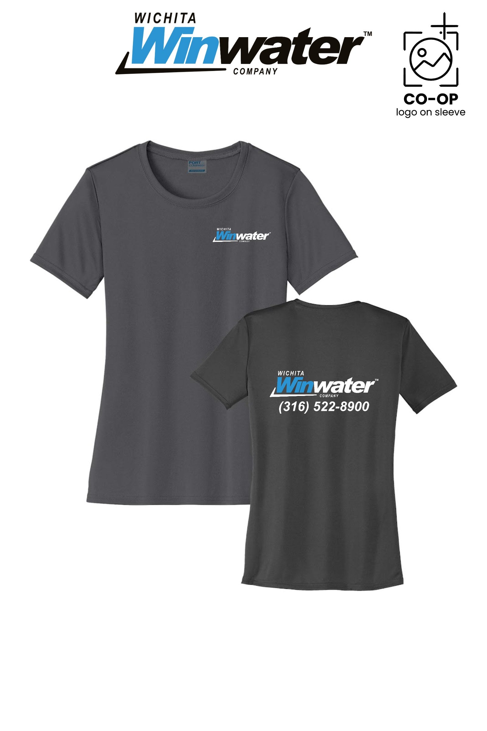 Port & Co™ Womens PerformanceUPF50 Tee - Wichita Winwater