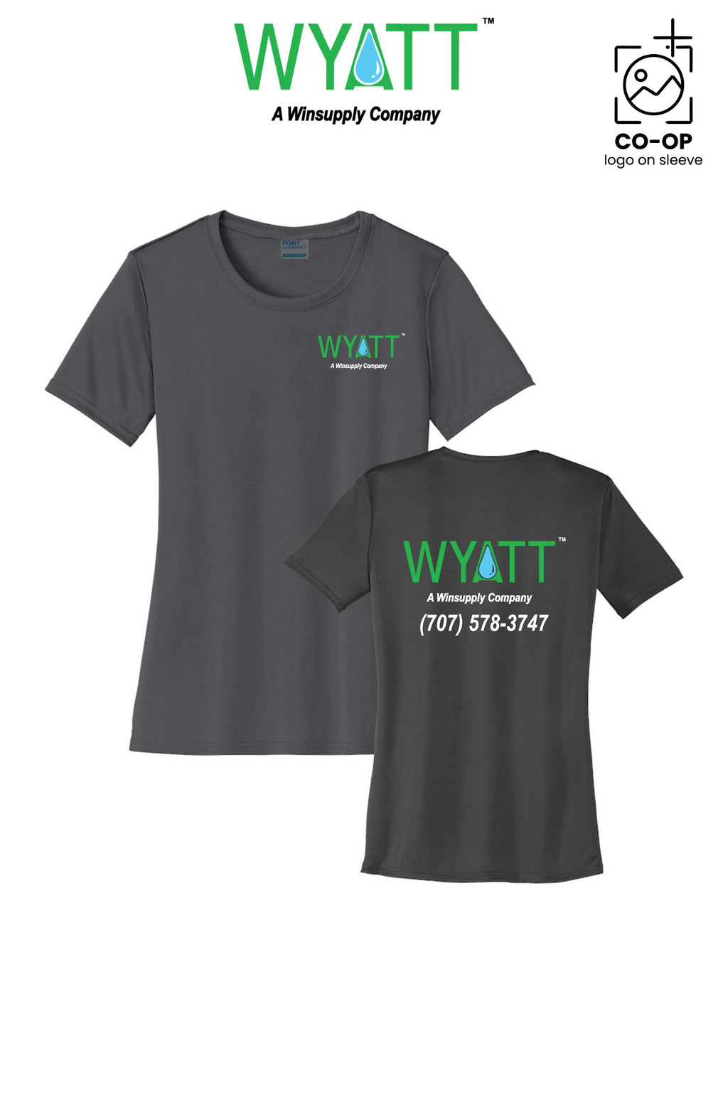 Port & Co™ Womens PerformanceUPF50 Tee - Wyatt Irrigation of Santa Rosa