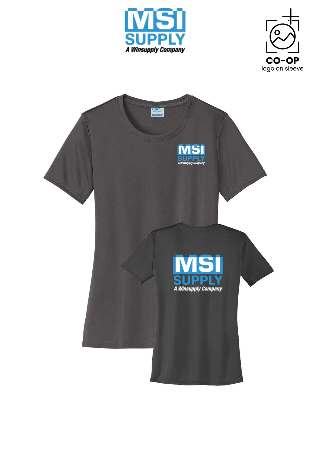 Port & Co™ Womens PerformanceUPF50 Tee - MSI Supply Houston