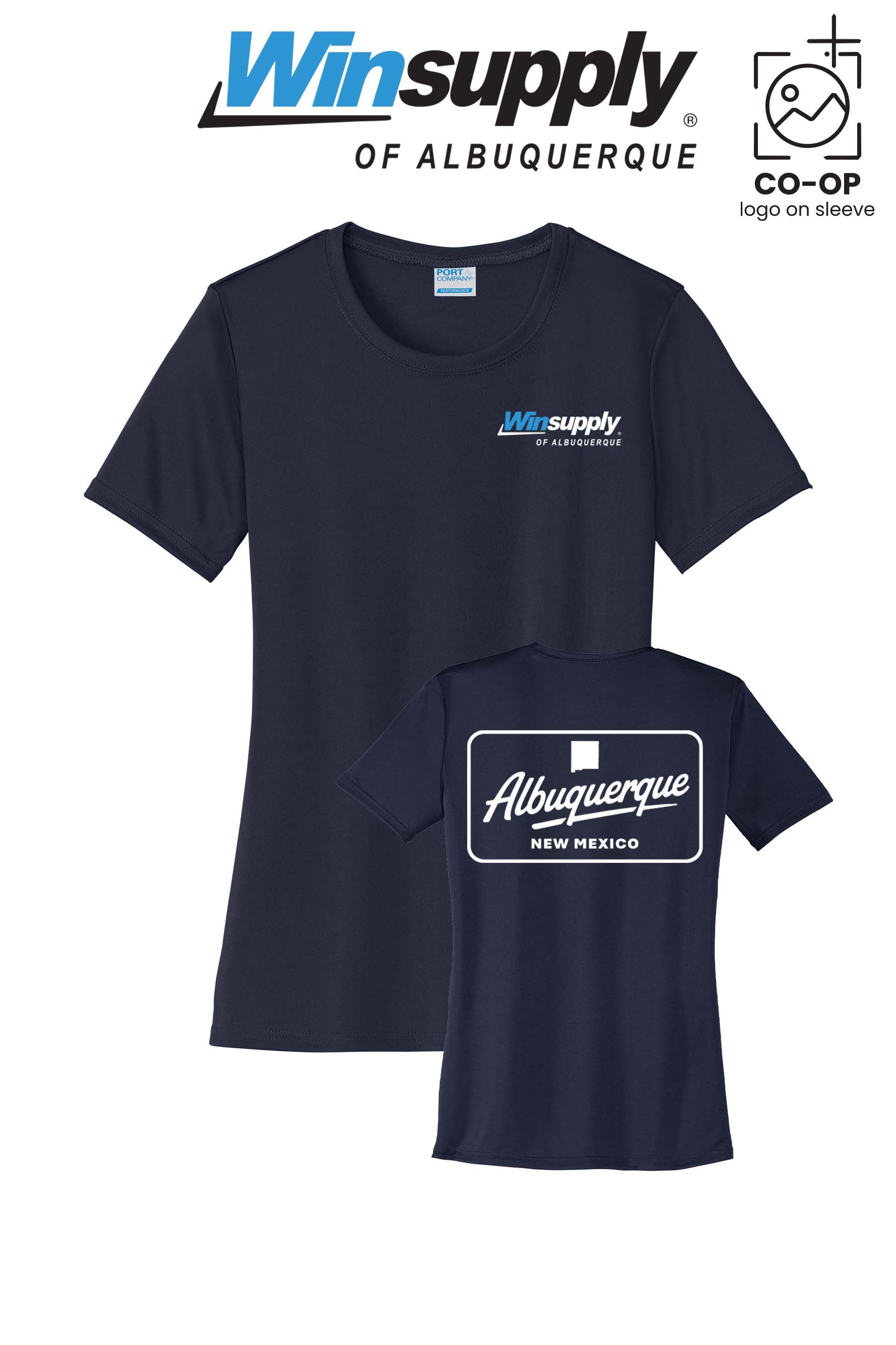 Port & Co™ Womens PerformanceUPF50 Tee - Winsupply of Albuquerque