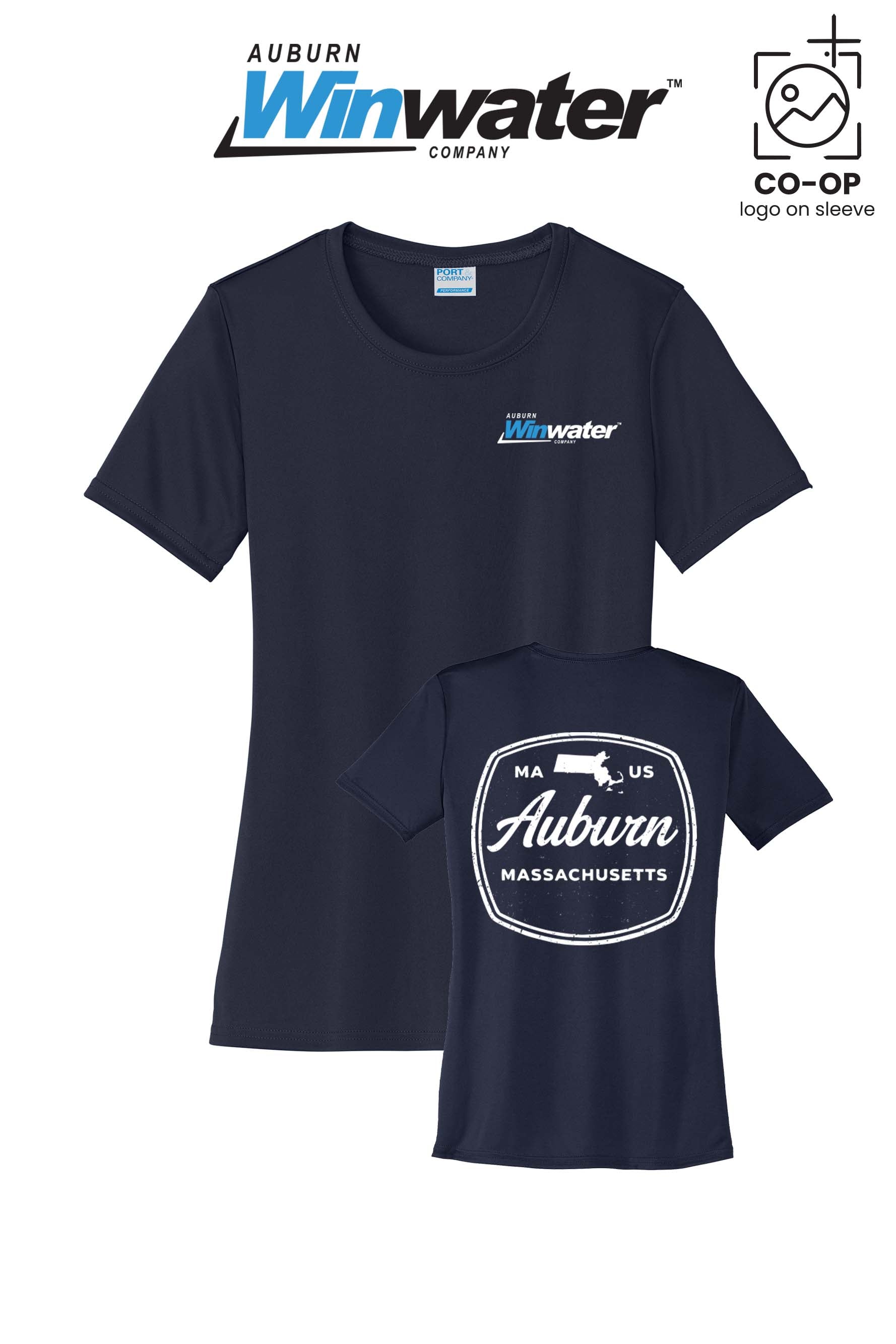Port & Co™ Womens PerformanceUPF50 Tee - Auburn Winwater