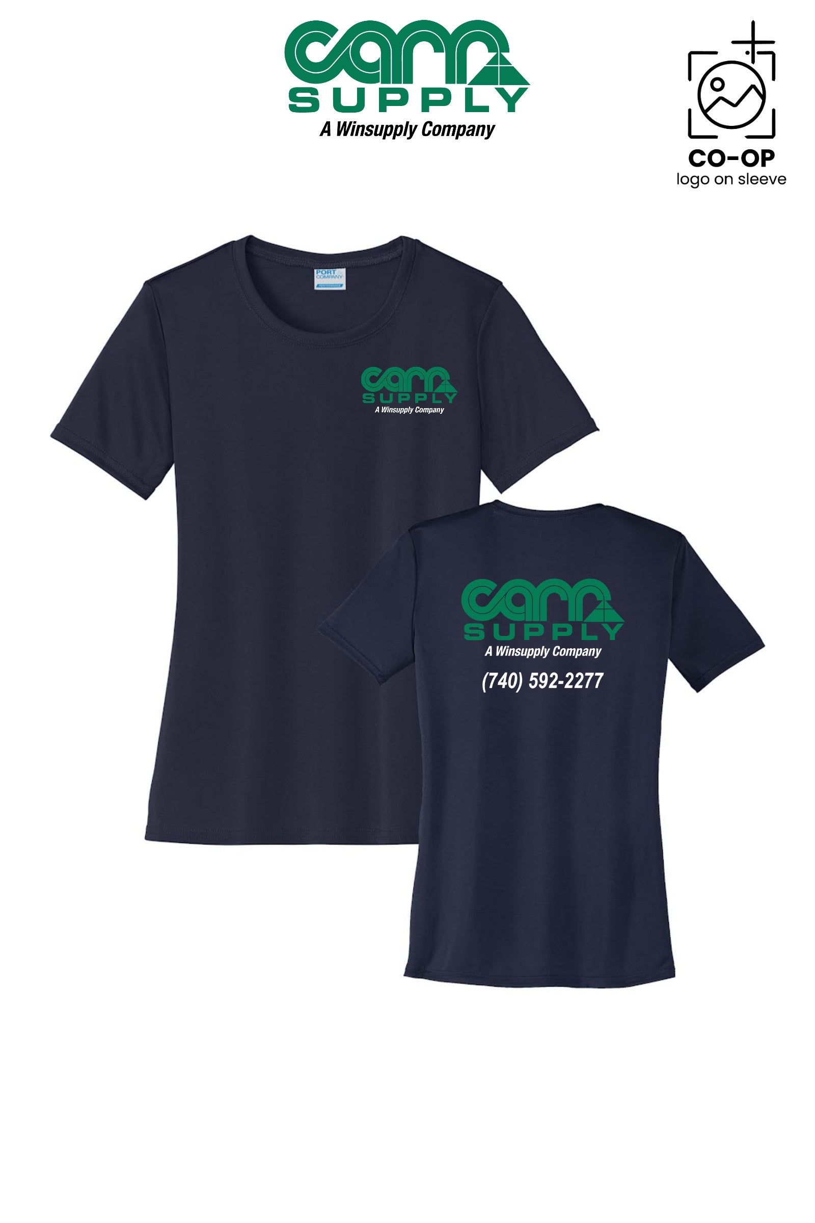 Port & Co™ Womens PerformanceUPF50 Tee - Carr Supply - Athens