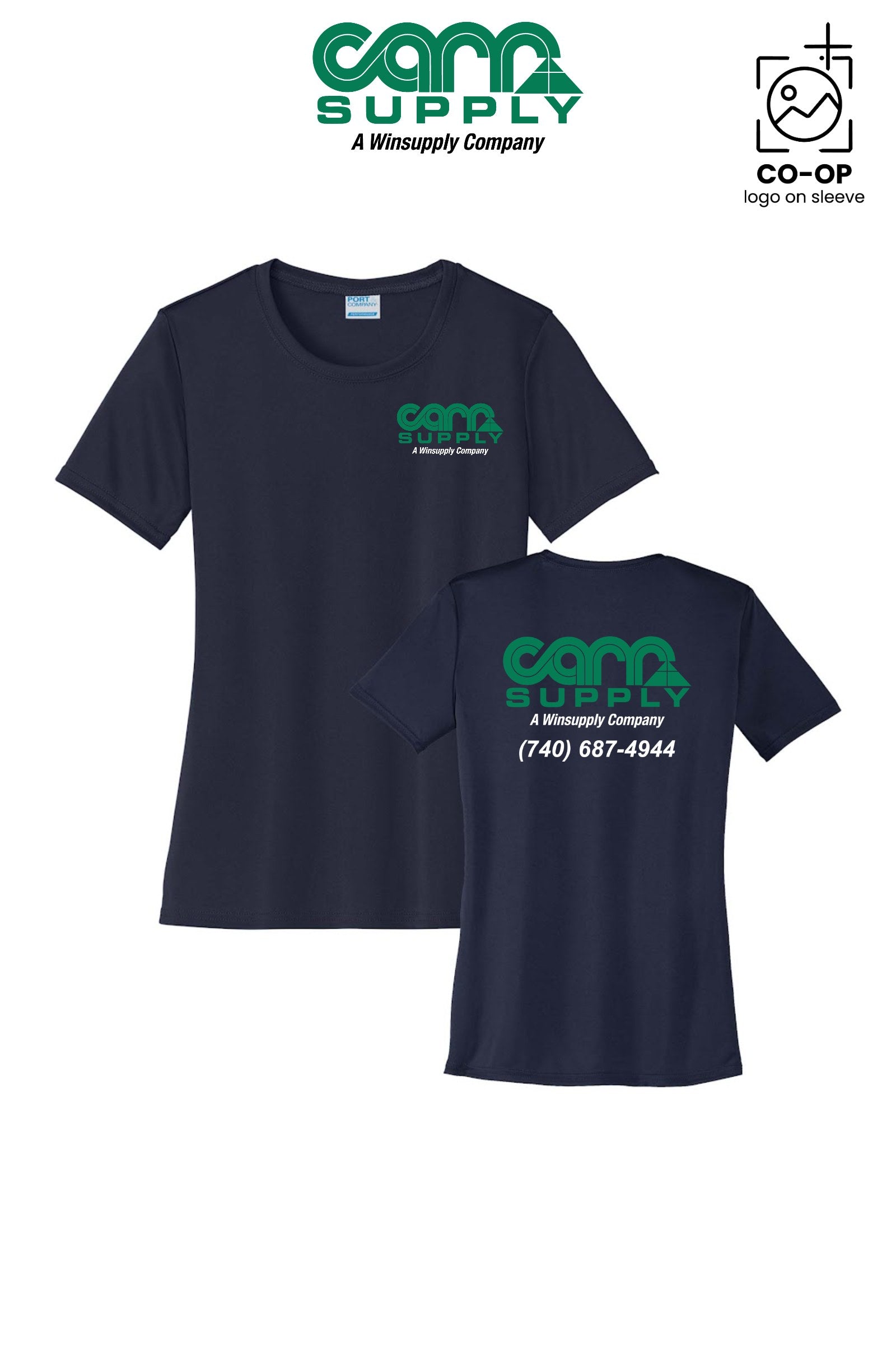 Port & Co™ Womens PerformanceUPF50 Tee - Carr Supply - Lancaster