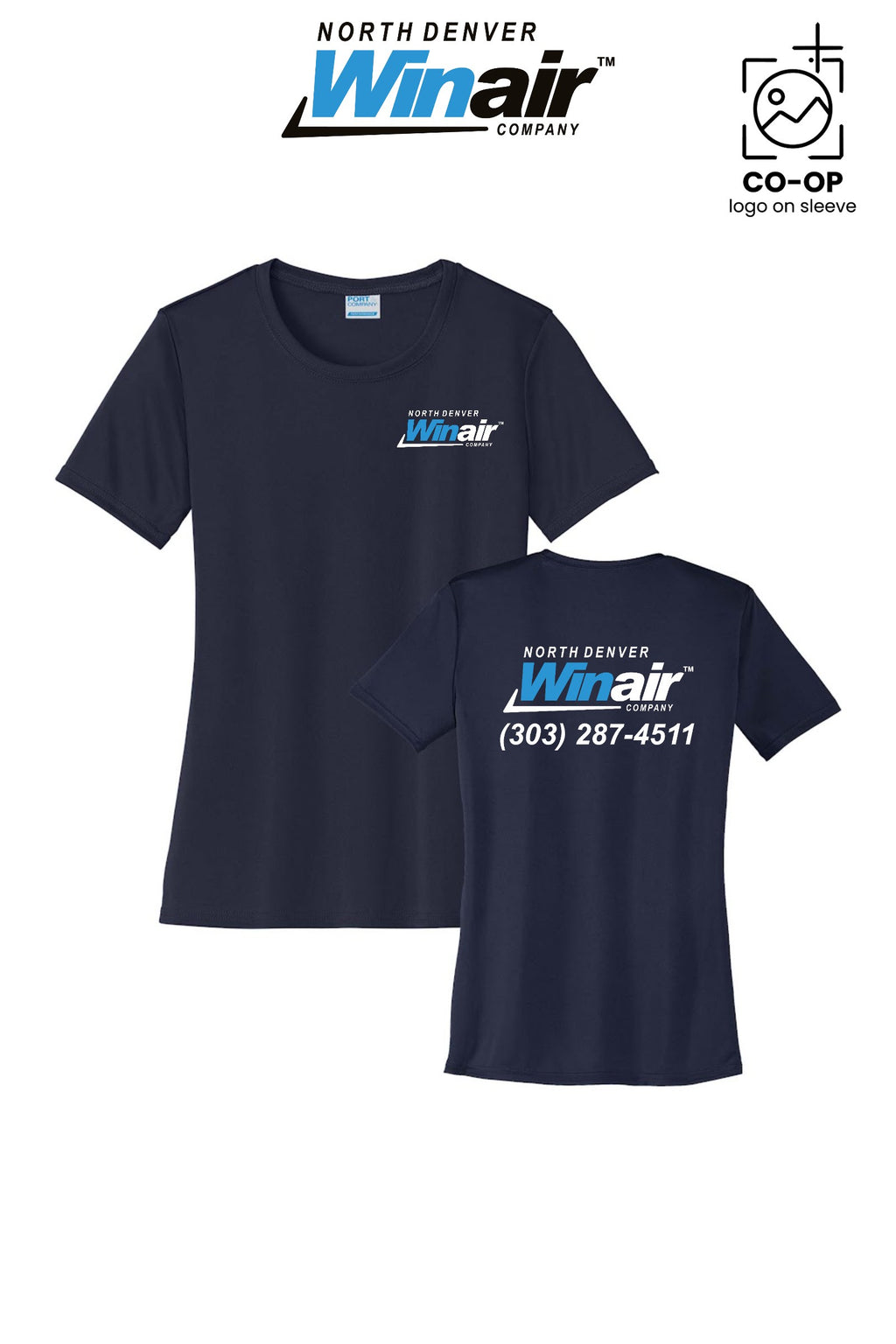 Port & Co™ Womens PerformanceUPF50 Tee - North Denver Winair