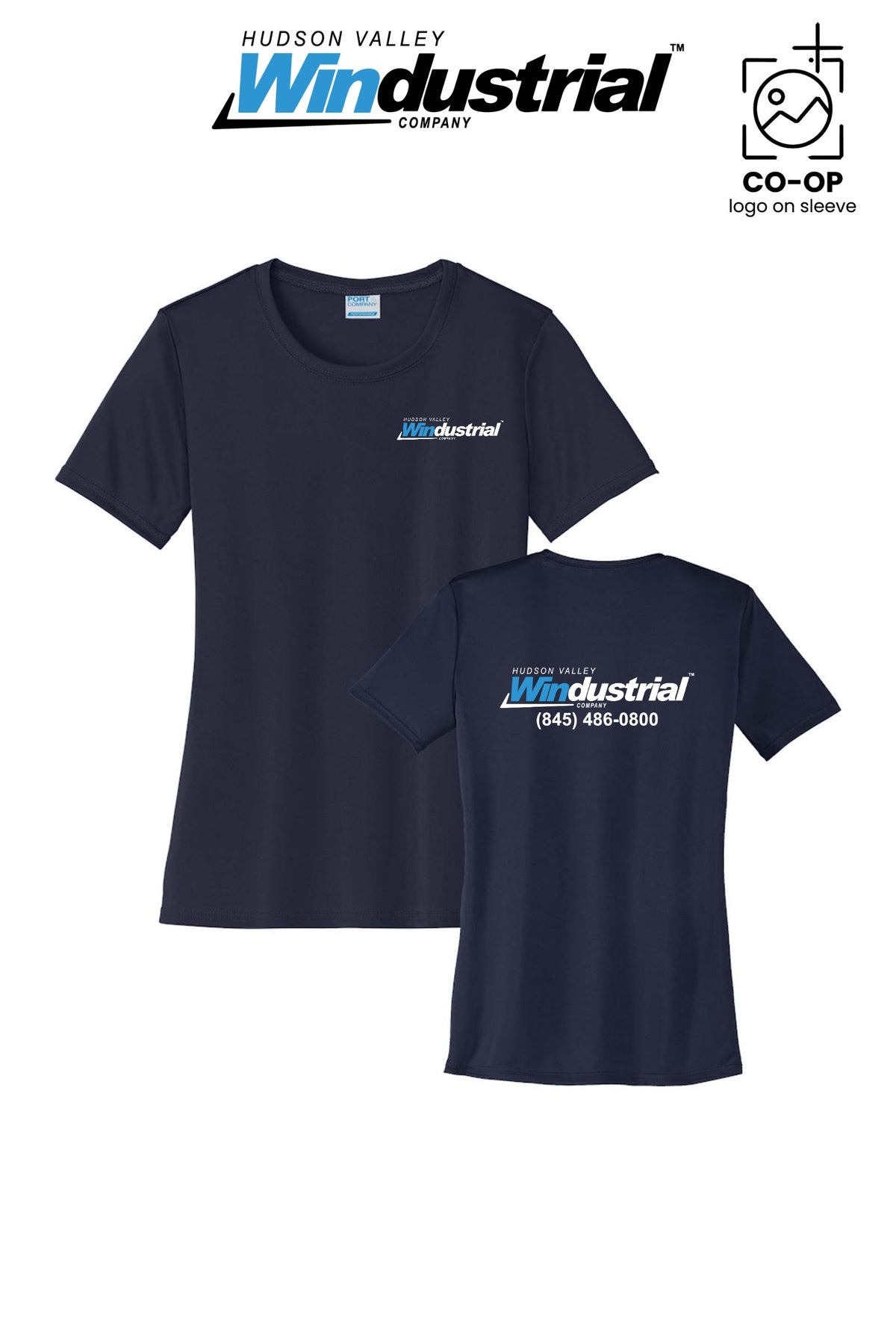 Port & Co™ Womens PerformanceUPF50 Tee - Hudson Valley Windustrial