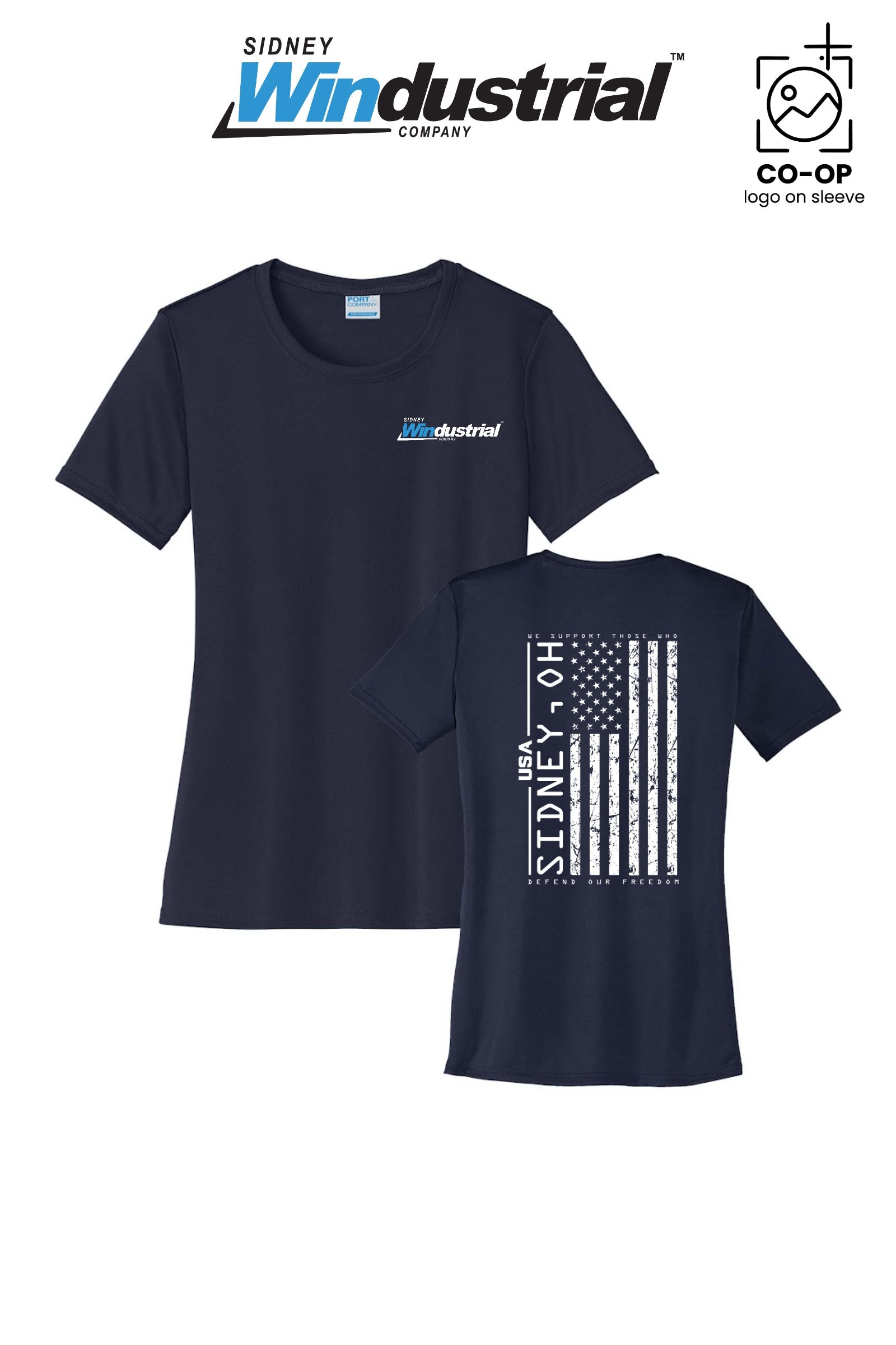 Port & Co™ Womens PerformanceUPF50 Tee - Sidney Windustrial