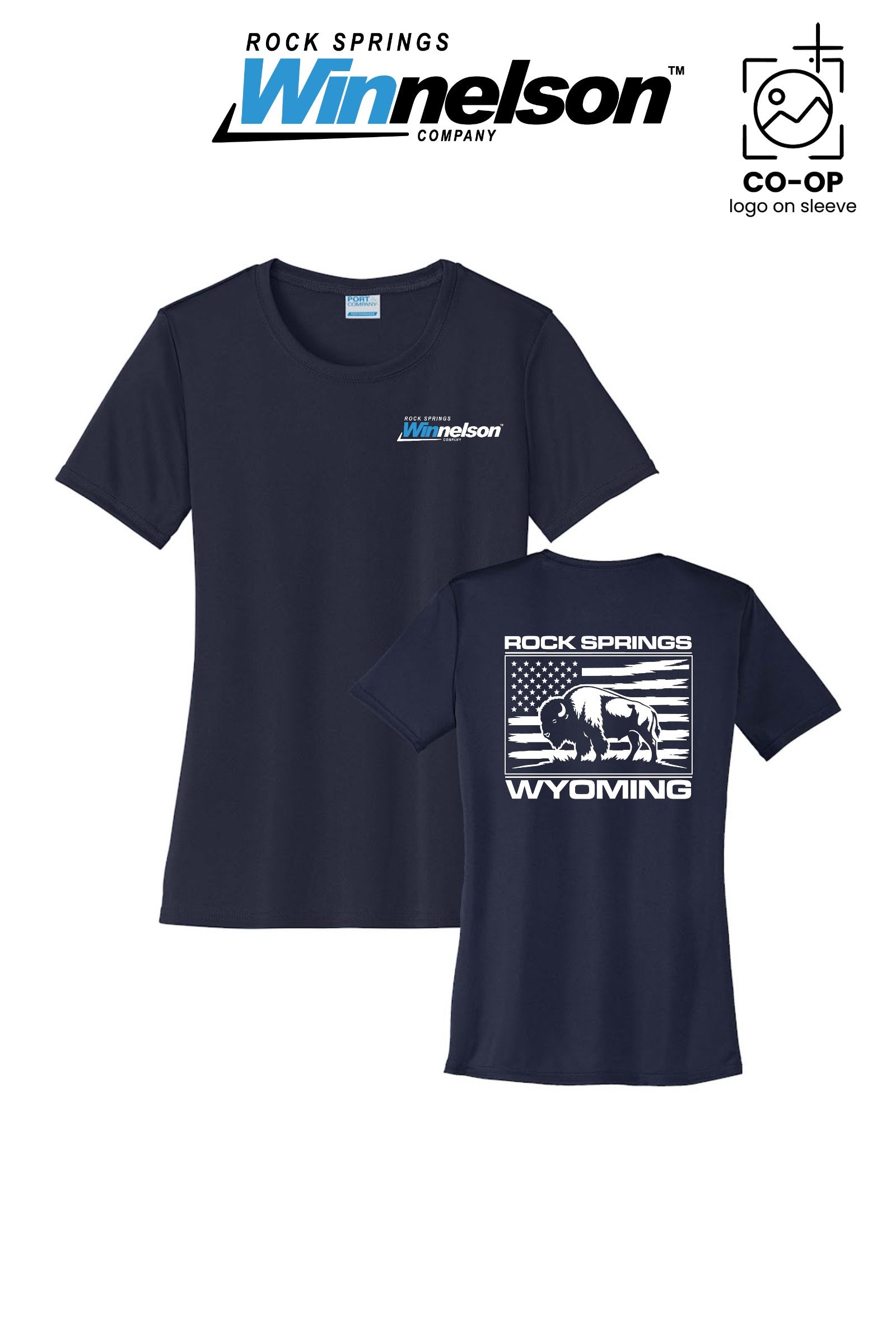 Port & Co™ Womens PerformanceUPF50 Tee - Rock Springs Winnelson