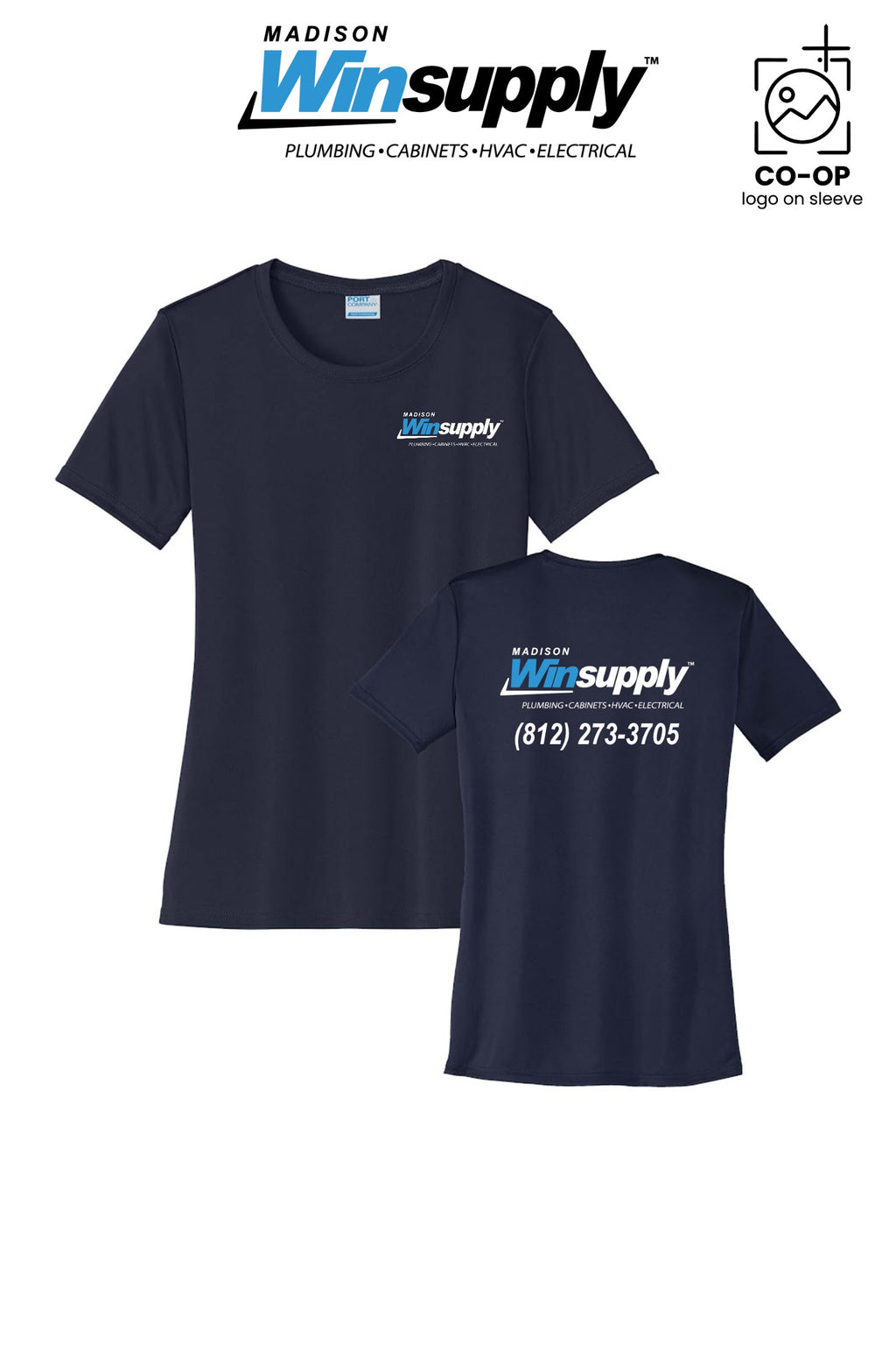 Port & Co™ Womens PerformanceUPF50 Tee - Madison Winsupply