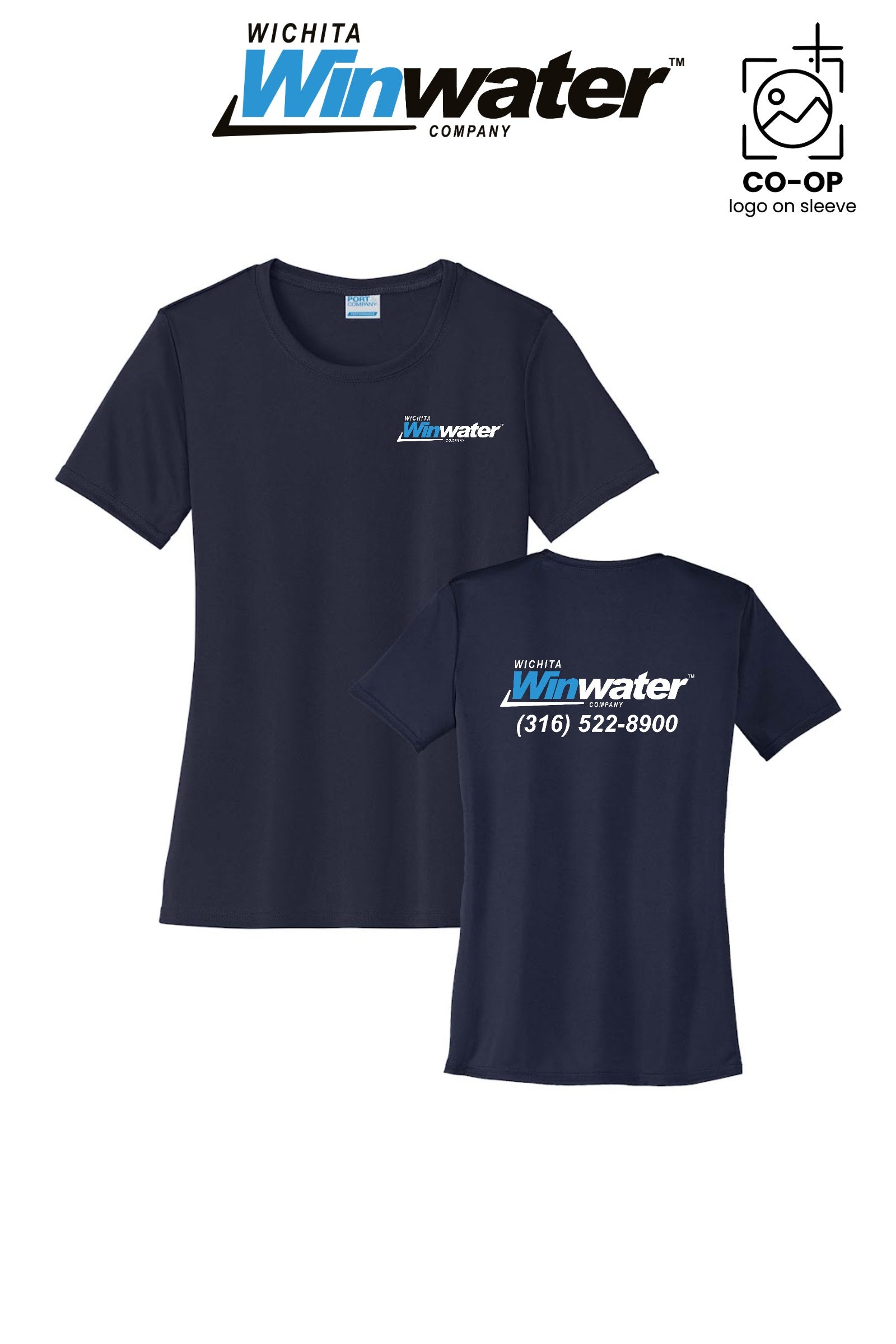 Port & Co™ Womens PerformanceUPF50 Tee - Wichita Winwater