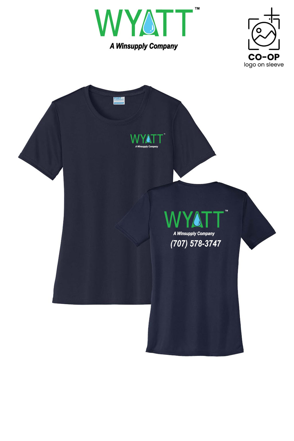 Port & Co™ Womens PerformanceUPF50 Tee - Wyatt Irrigation of Santa Rosa