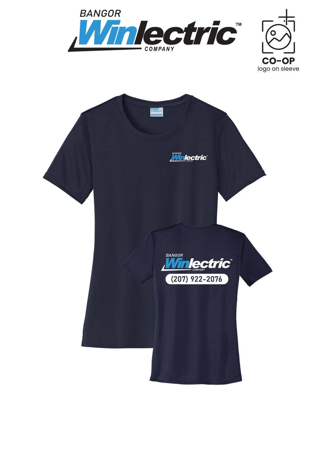 Port & Co™ Womens PerformanceUPF50 Tee - Winlectric Bangor
