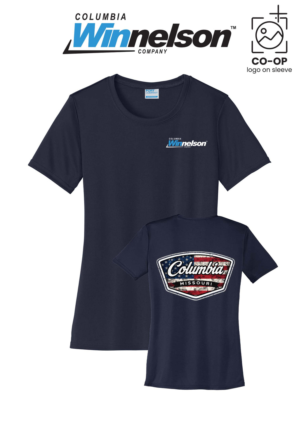Port & Co™ Womens PerformanceUPF50 Tee - Columbia MO Winnelson
